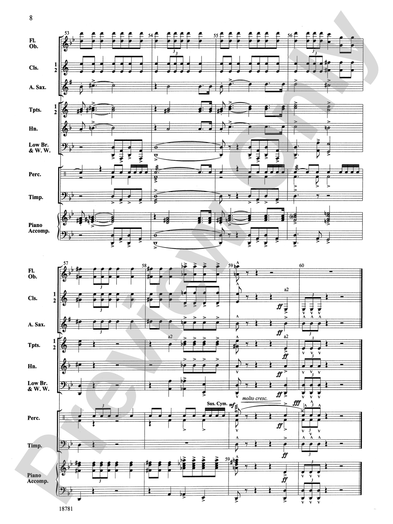 Primordium: Concert Band Conductor Score & Parts