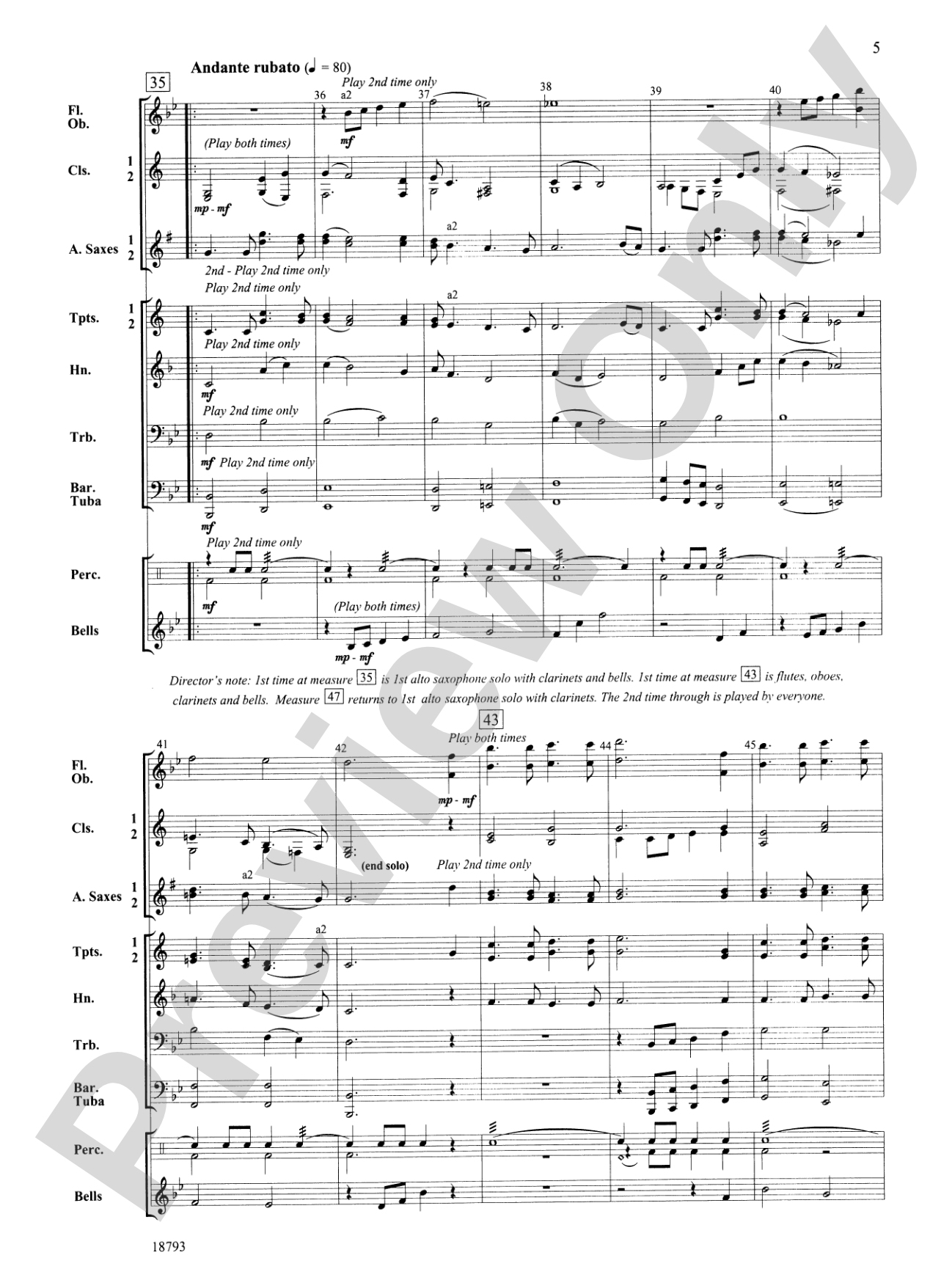 Songs of Scotland: Concert Band Conductor Score & Parts