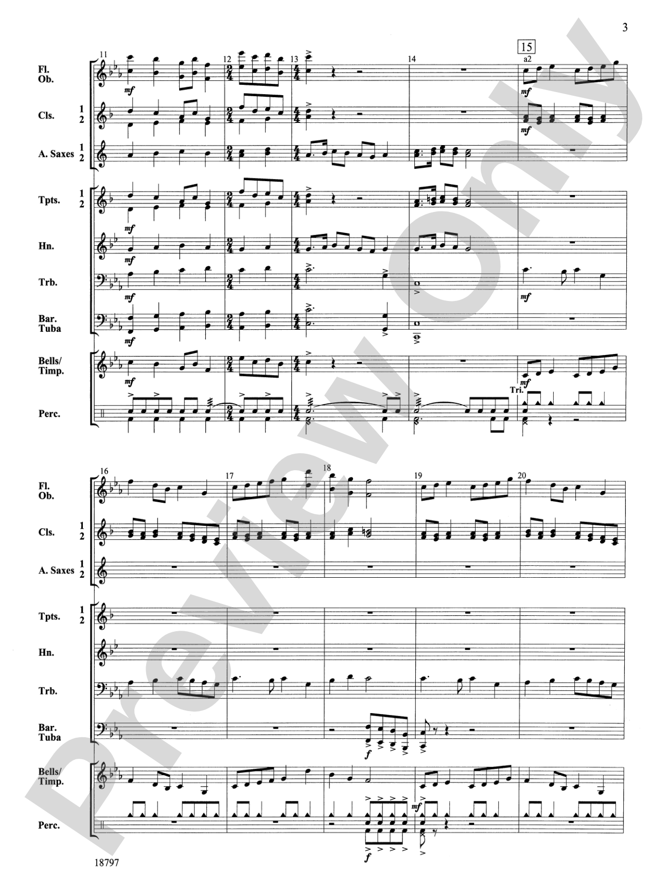 Rogue River Venture: Concert Band Conductor Score & Parts