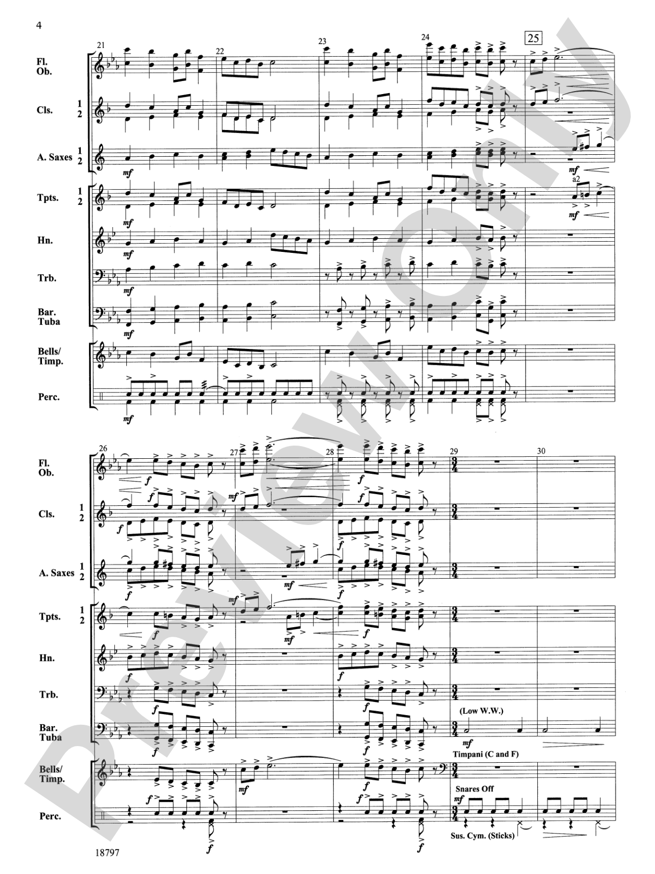 Rogue River Venture: Concert Band Conductor Score & Parts