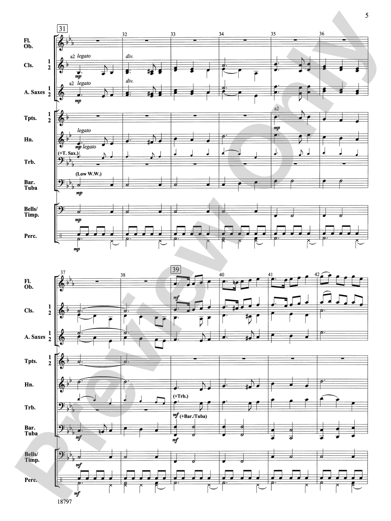 Rogue River Venture: Concert Band Conductor Score & Parts