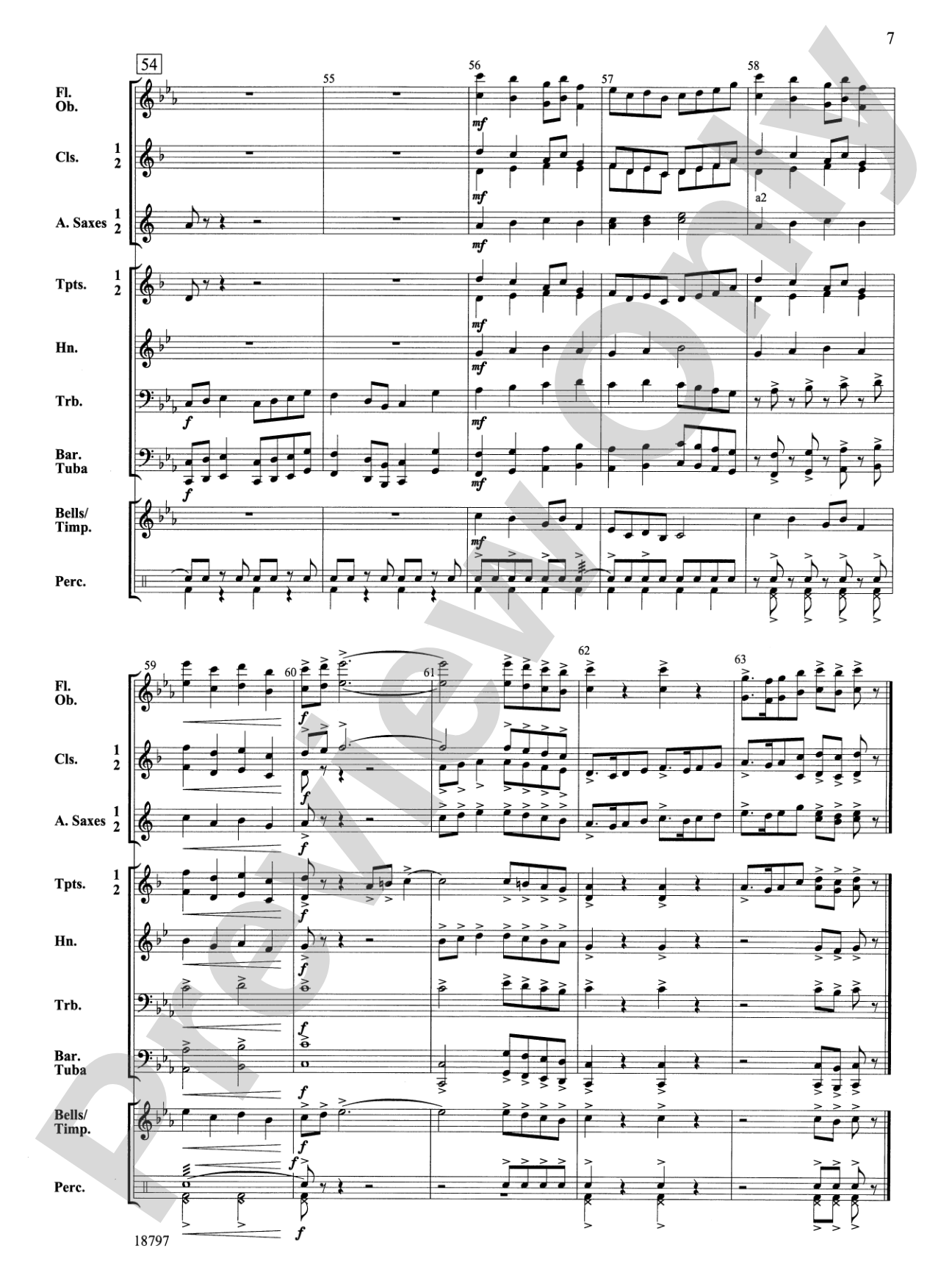 Rogue River Venture: Concert Band Conductor Score & Parts