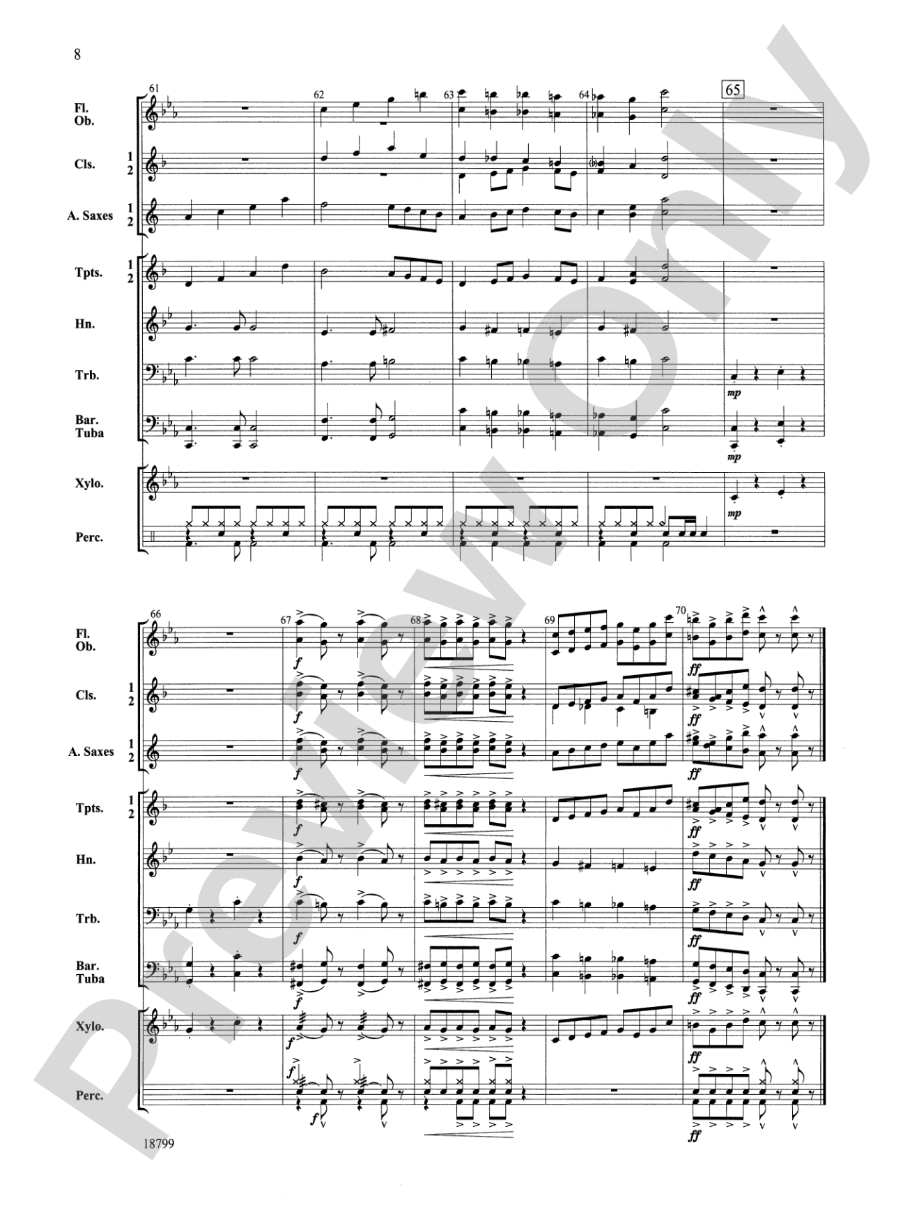 Dr. Rockenstein: Concert Band Conductor Score & Parts