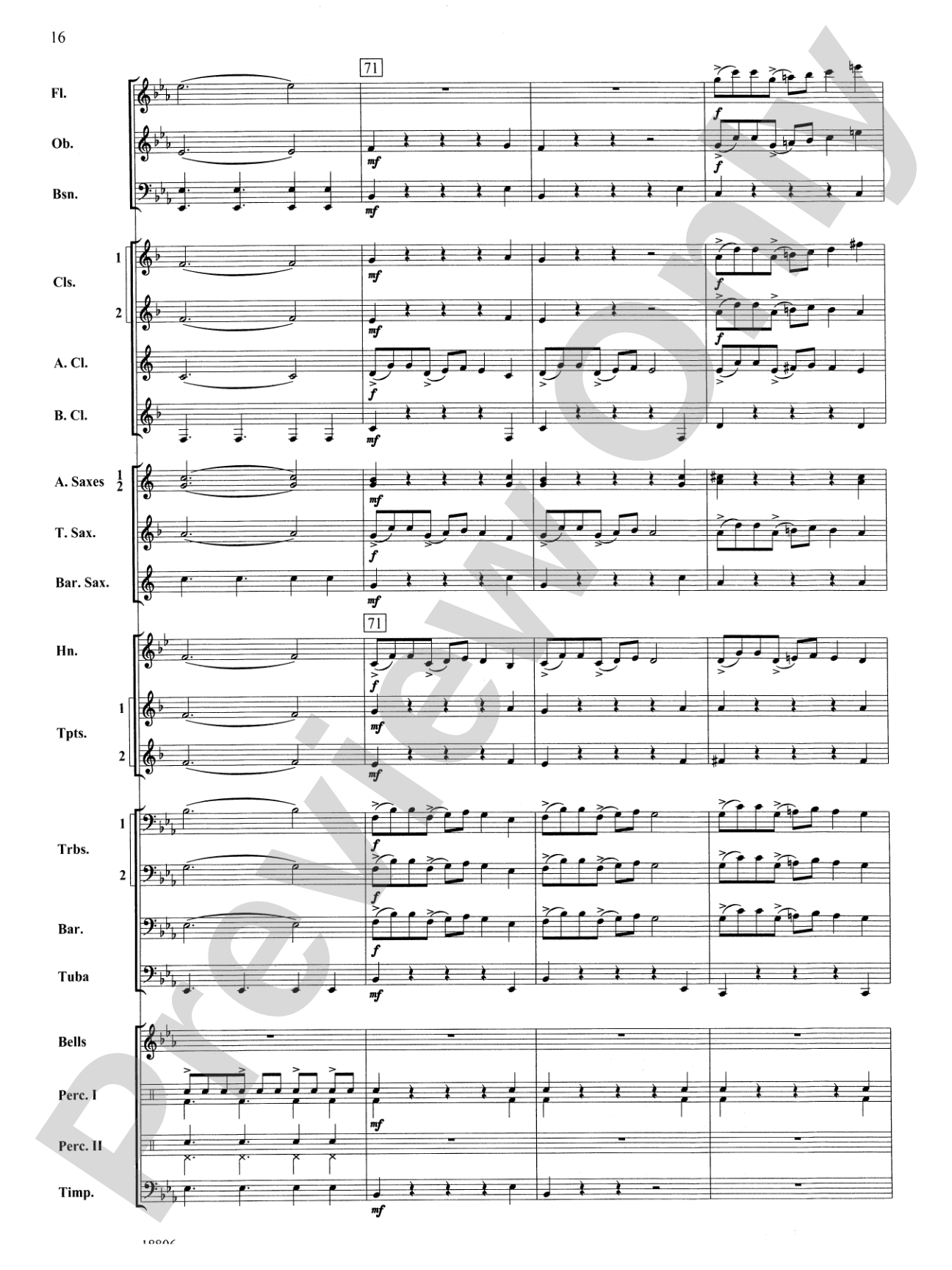 Quintology: Concert Band Conductor Score & Parts
