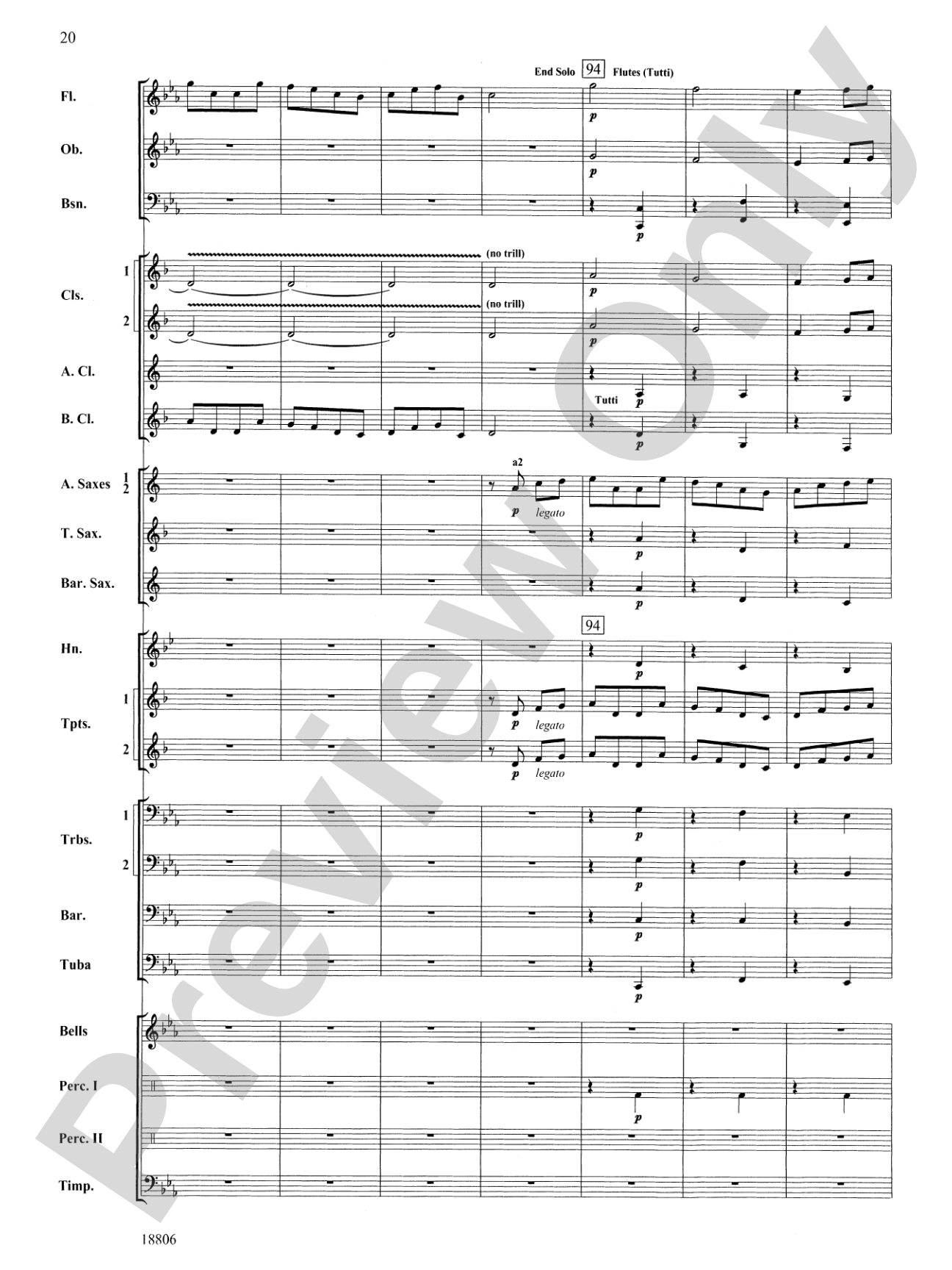 Quintology: Concert Band Conductor Score & Parts