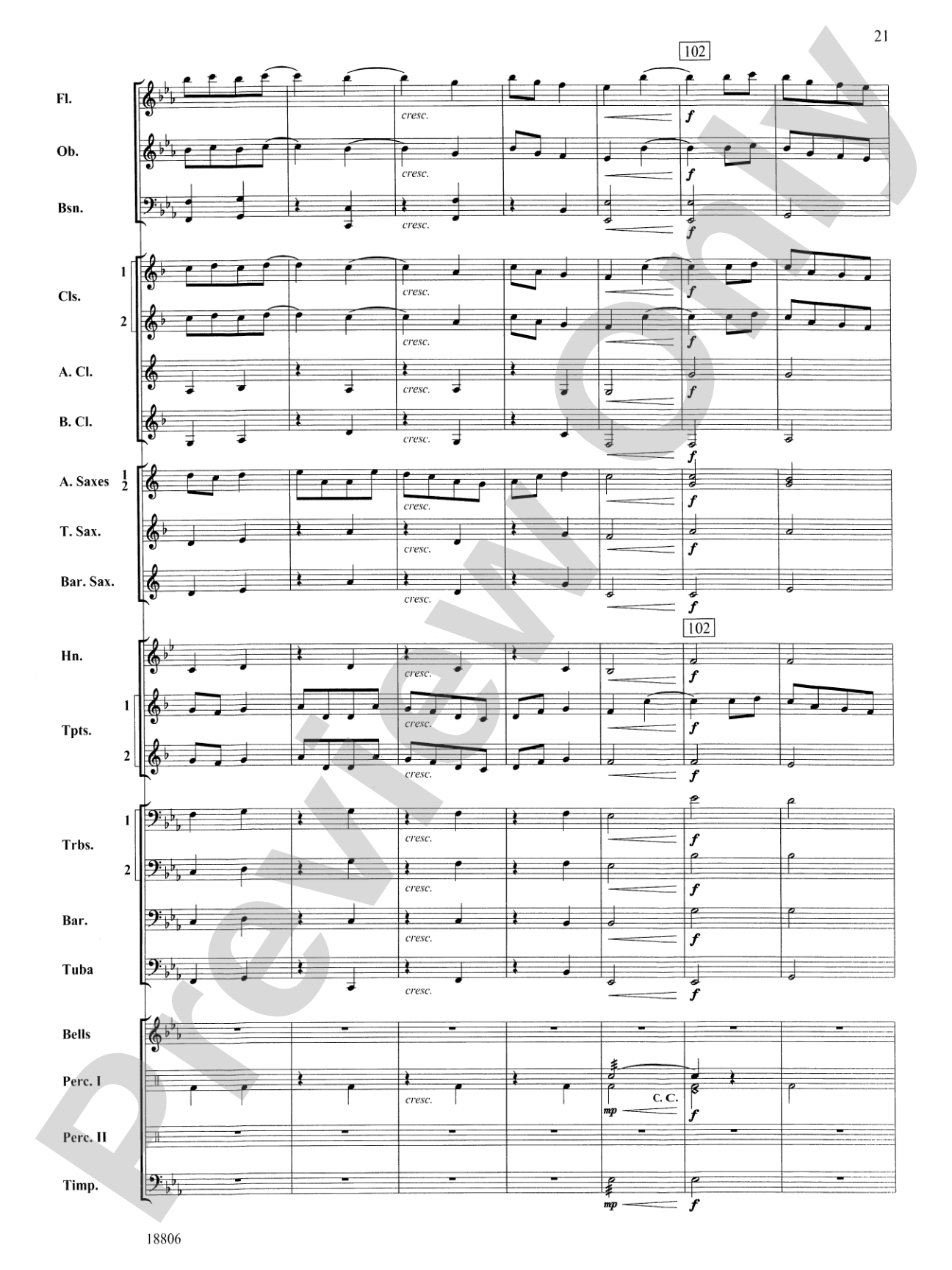 Quintology: Concert Band Conductor Score & Parts