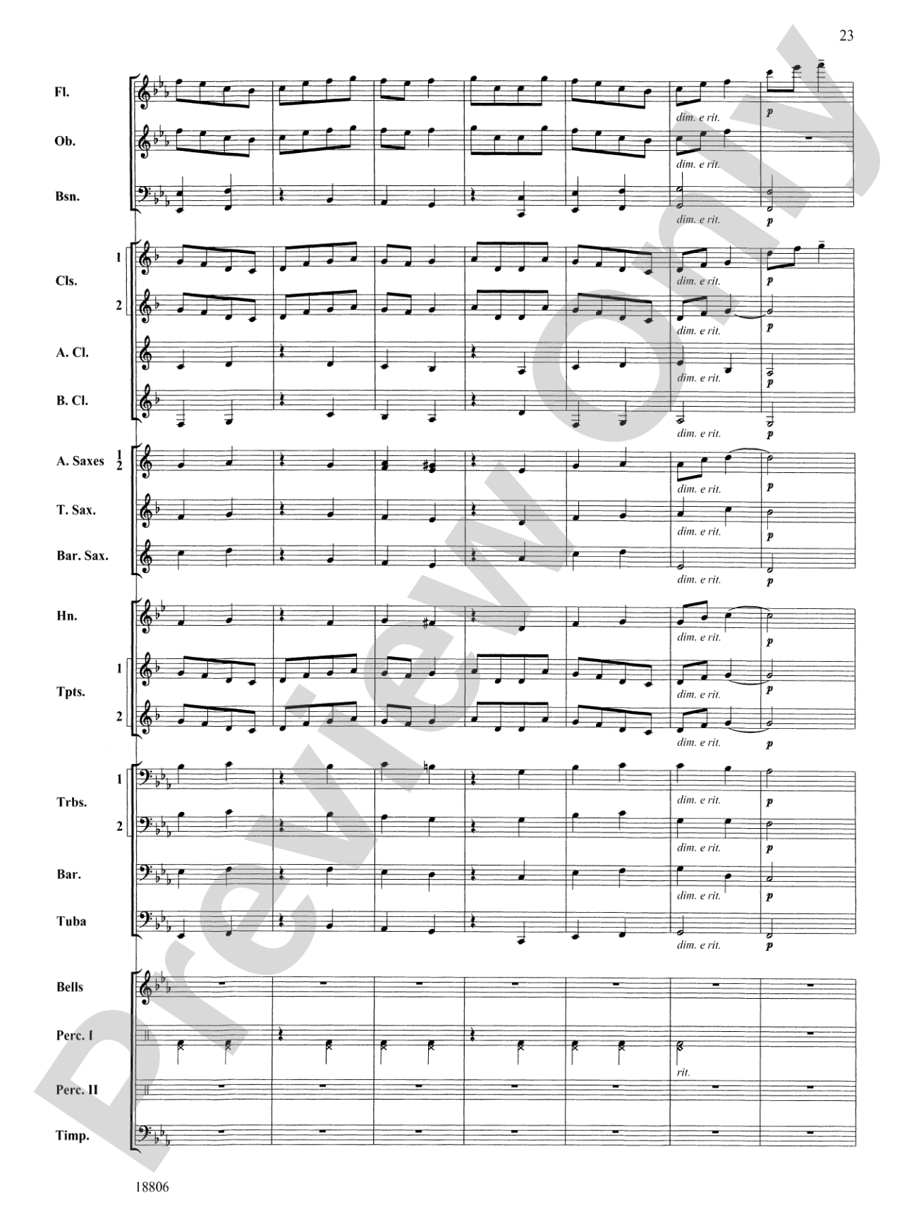 Quintology: Concert Band Conductor Score & Parts