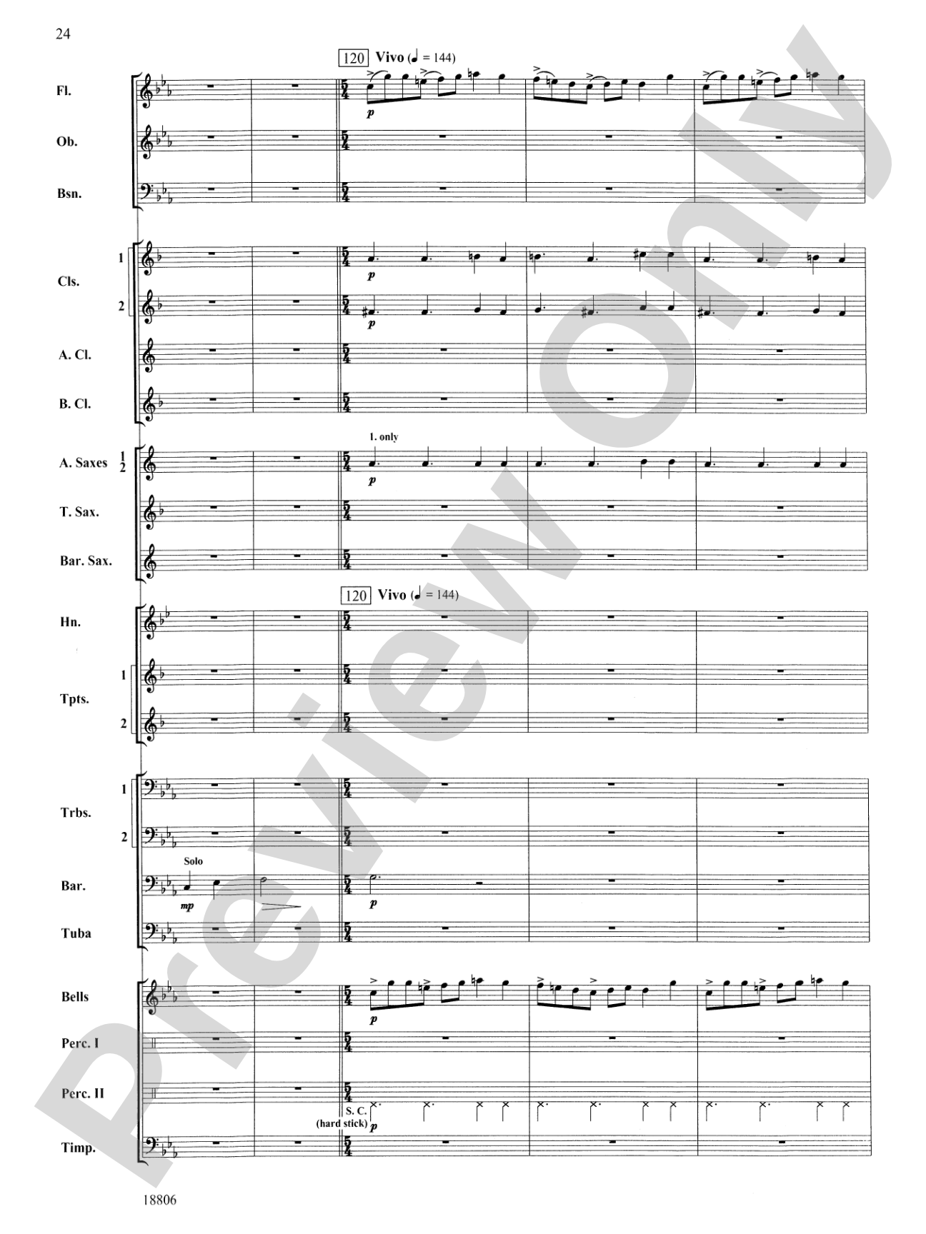 Quintology: Concert Band Conductor Score & Parts