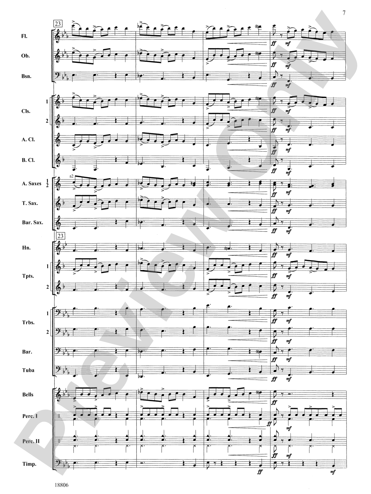 Quintology: Concert Band Conductor Score & Parts