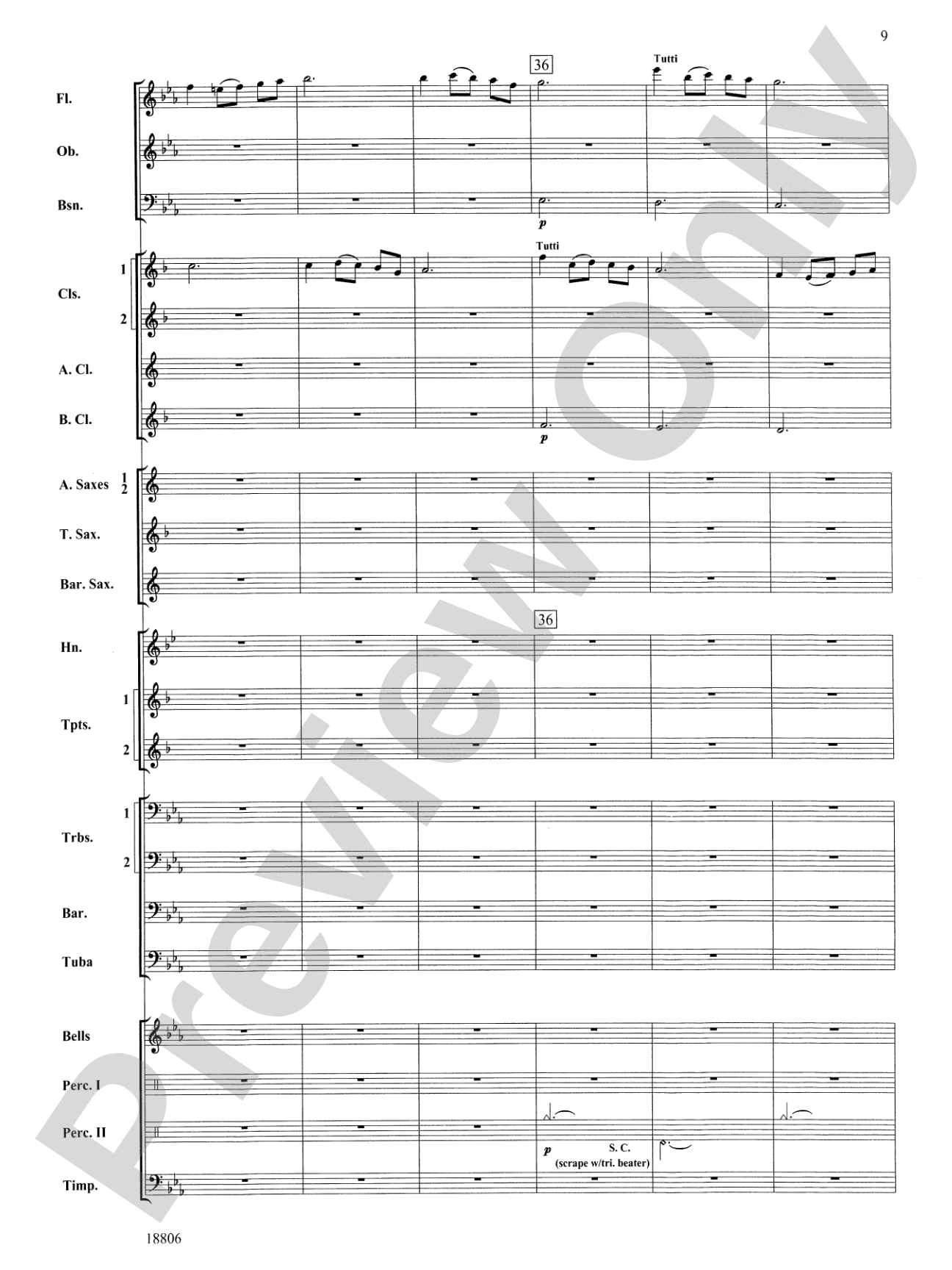 Quintology: Concert Band Conductor Score & Parts