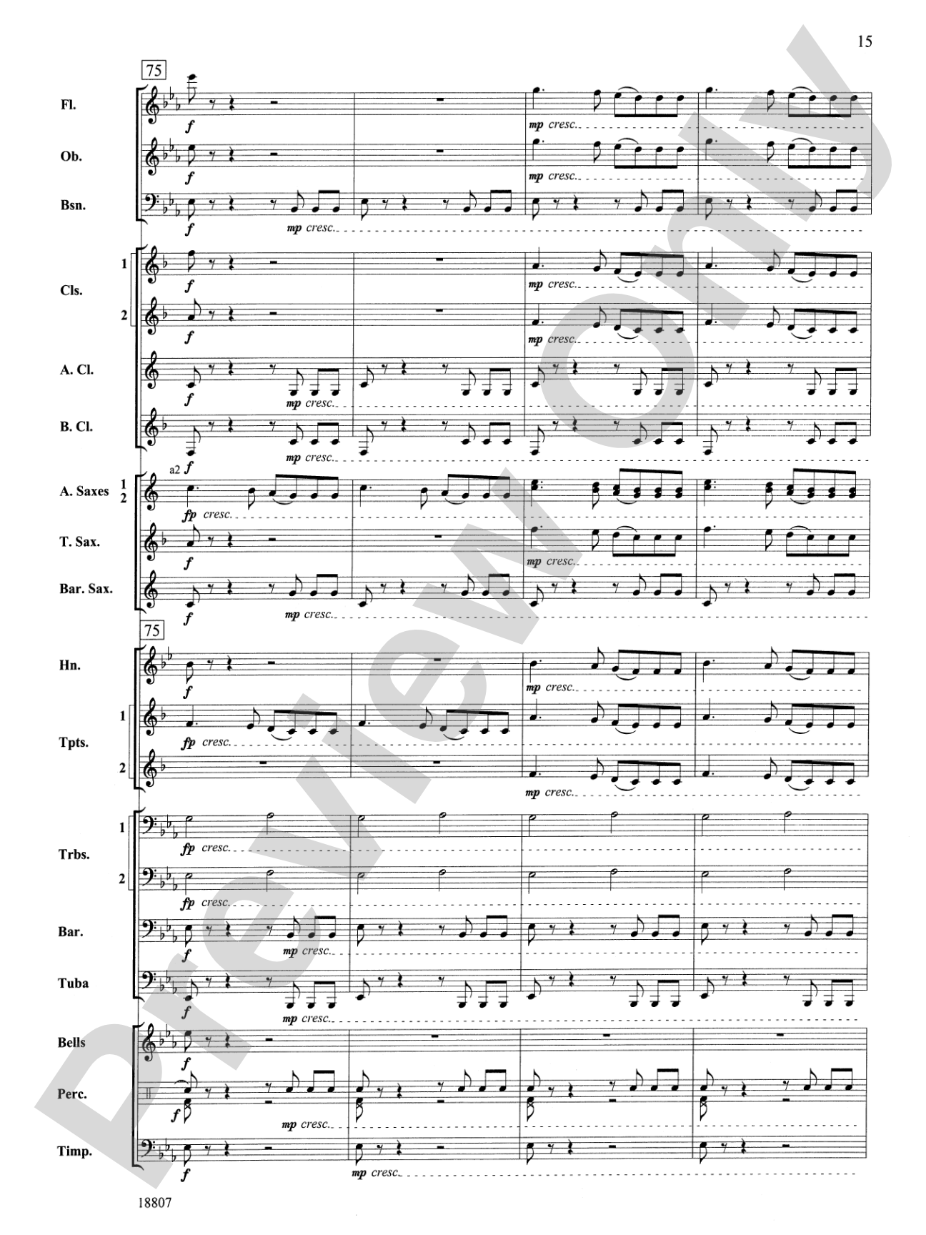 Beethoven's Fifth Christmas: Concert Band Conductor Score & Parts