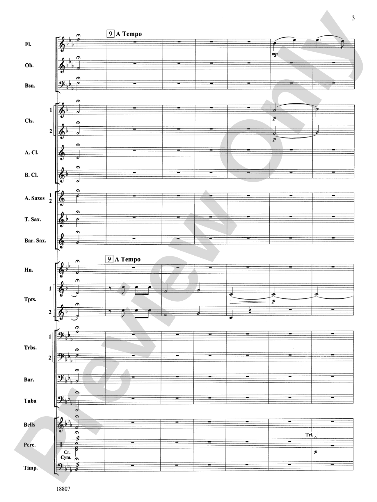 Beethoven's Fifth Christmas: Concert Band Conductor Score & Parts