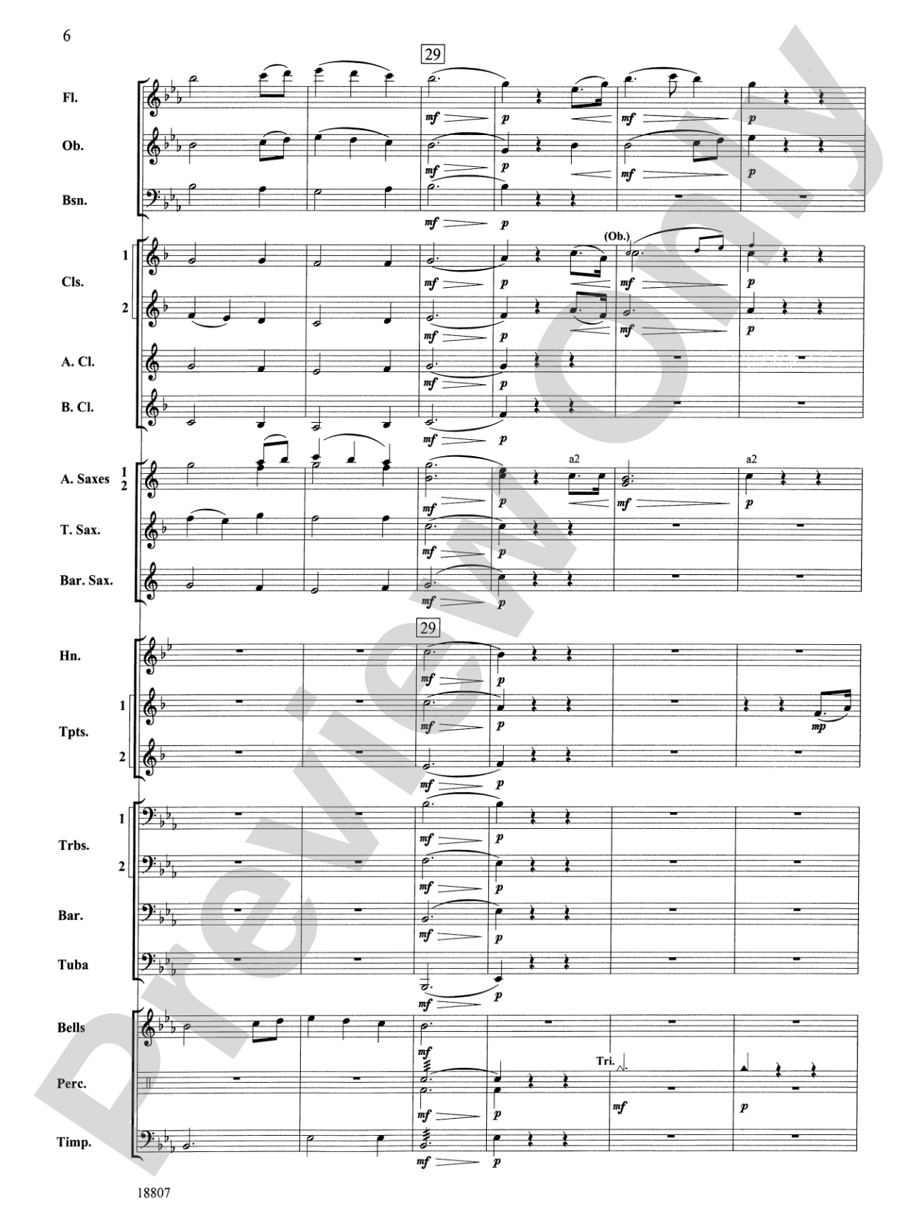 Beethoven's Fifth Christmas: Concert Band Conductor Score & Parts
