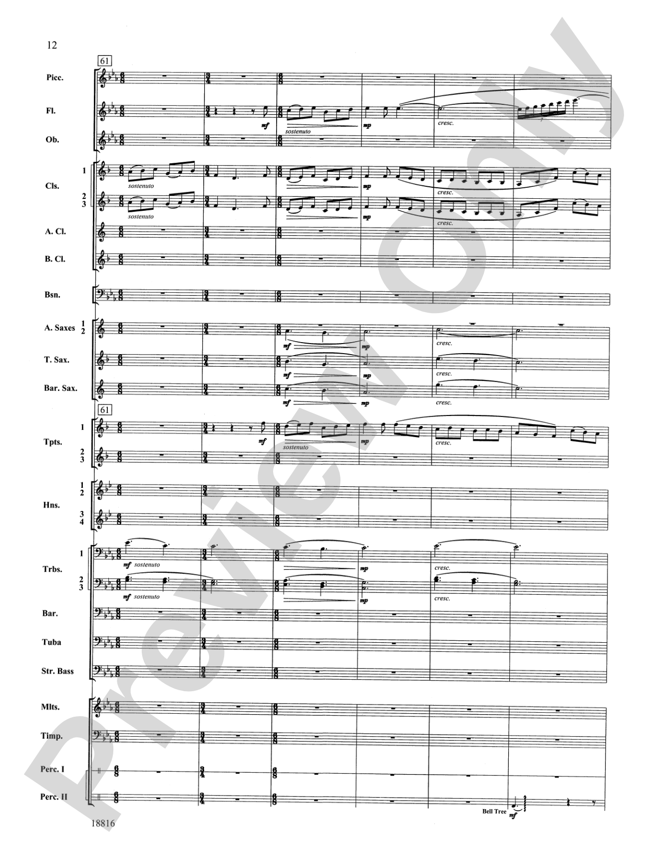 Canarios Fantasia: Concert Band Conductor Score & Parts