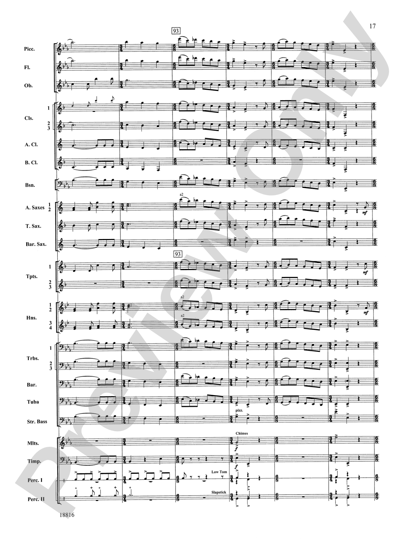 Canarios Fantasia: Concert Band Conductor Score & Parts