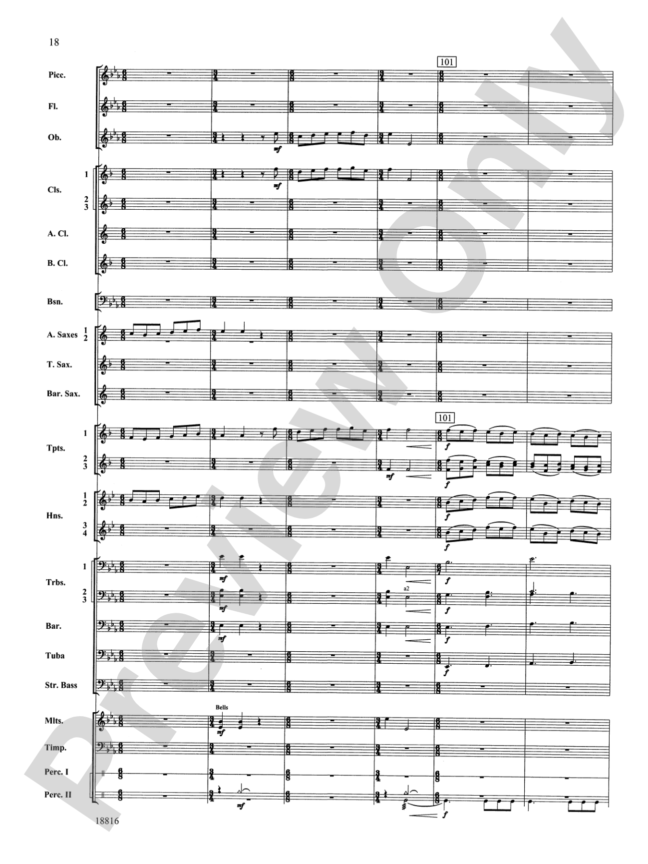 Canarios Fantasia: Concert Band Conductor Score & Parts