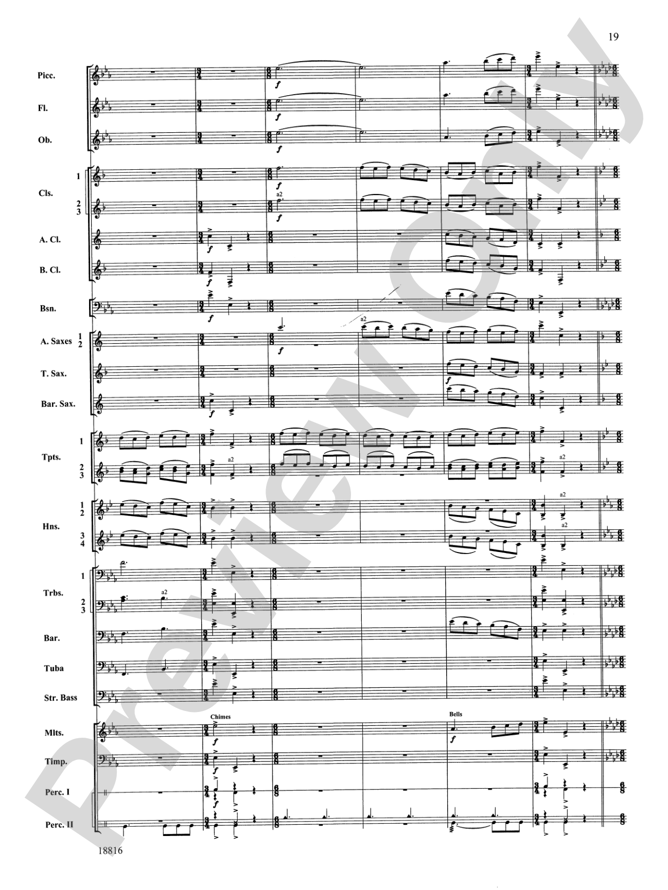 Canarios Fantasia: Concert Band Conductor Score & Parts