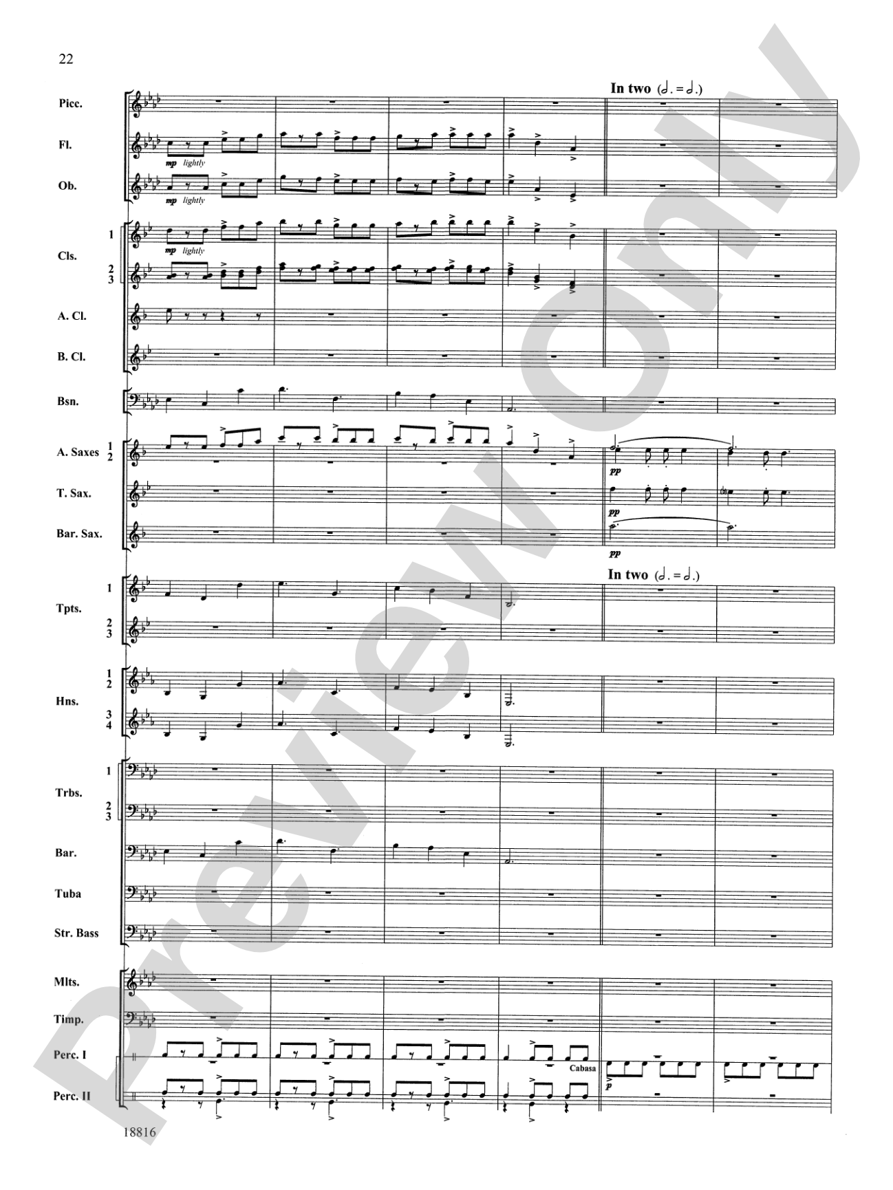 Canarios Fantasia: Concert Band Conductor Score & Parts