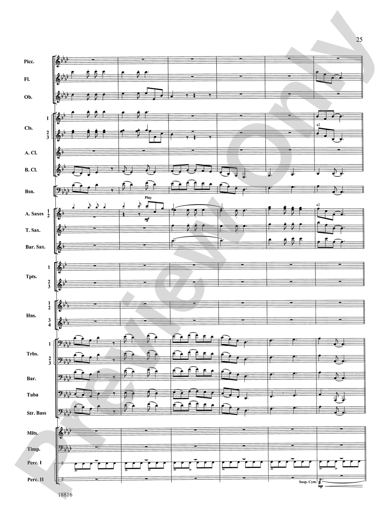 Canarios Fantasia: Concert Band Conductor Score & Parts