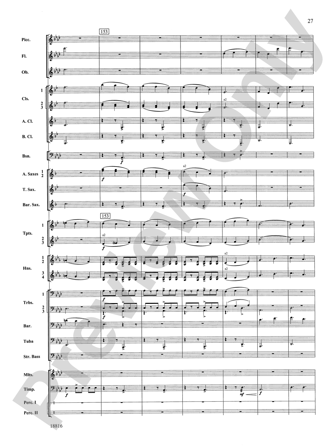 Canarios Fantasia: Concert Band Conductor Score & Parts