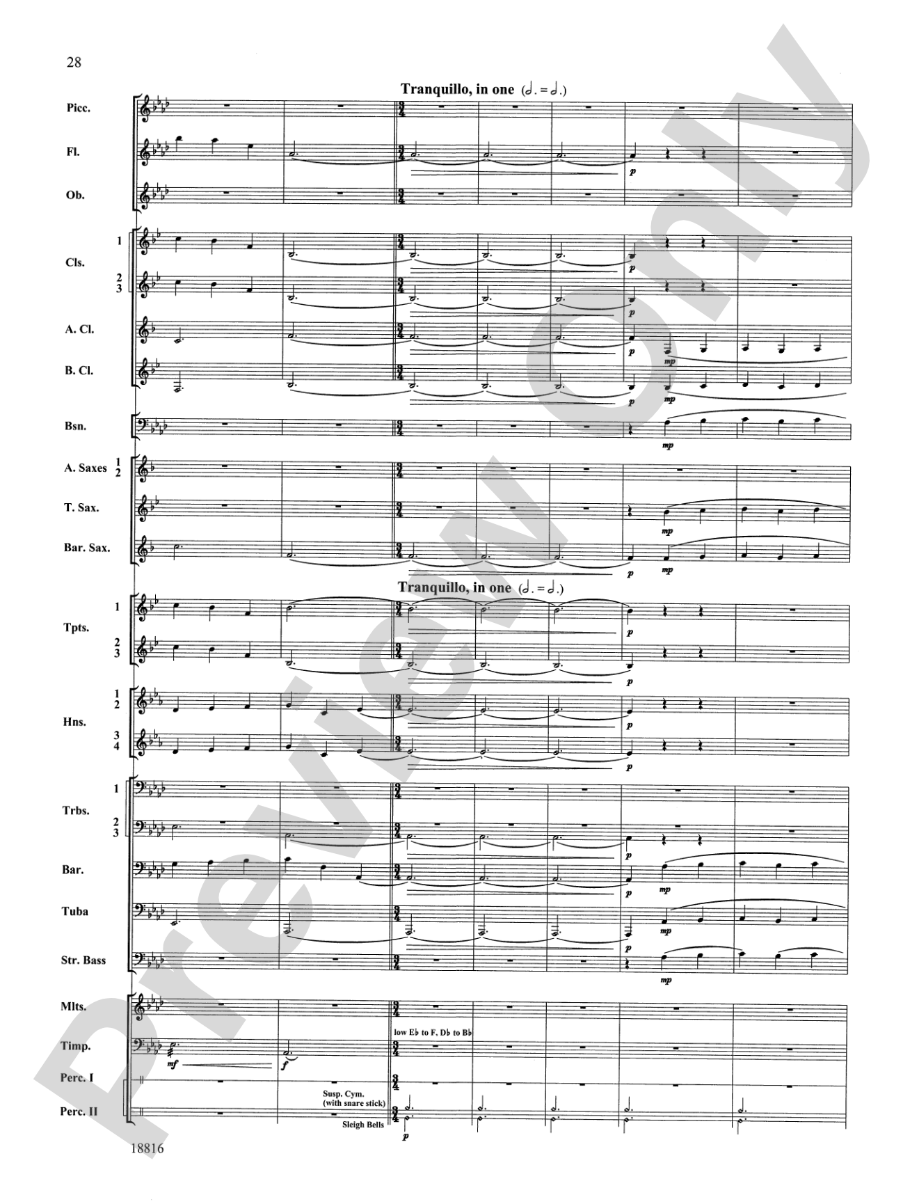 Canarios Fantasia: Concert Band Conductor Score & Parts