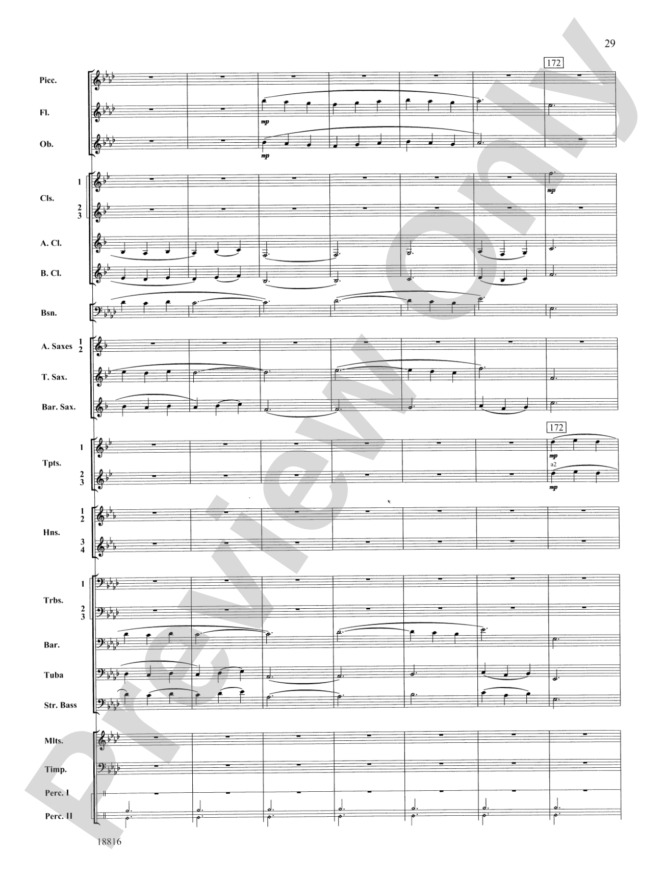 Canarios Fantasia: Concert Band Conductor Score & Parts