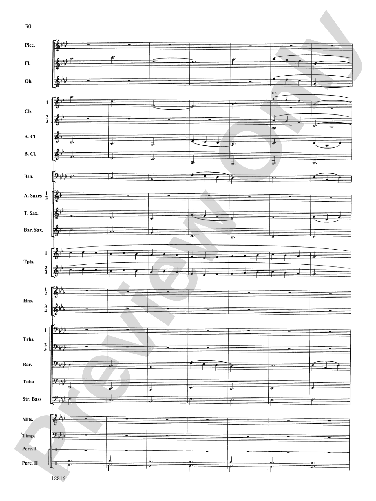 Canarios Fantasia: Concert Band Conductor Score & Parts