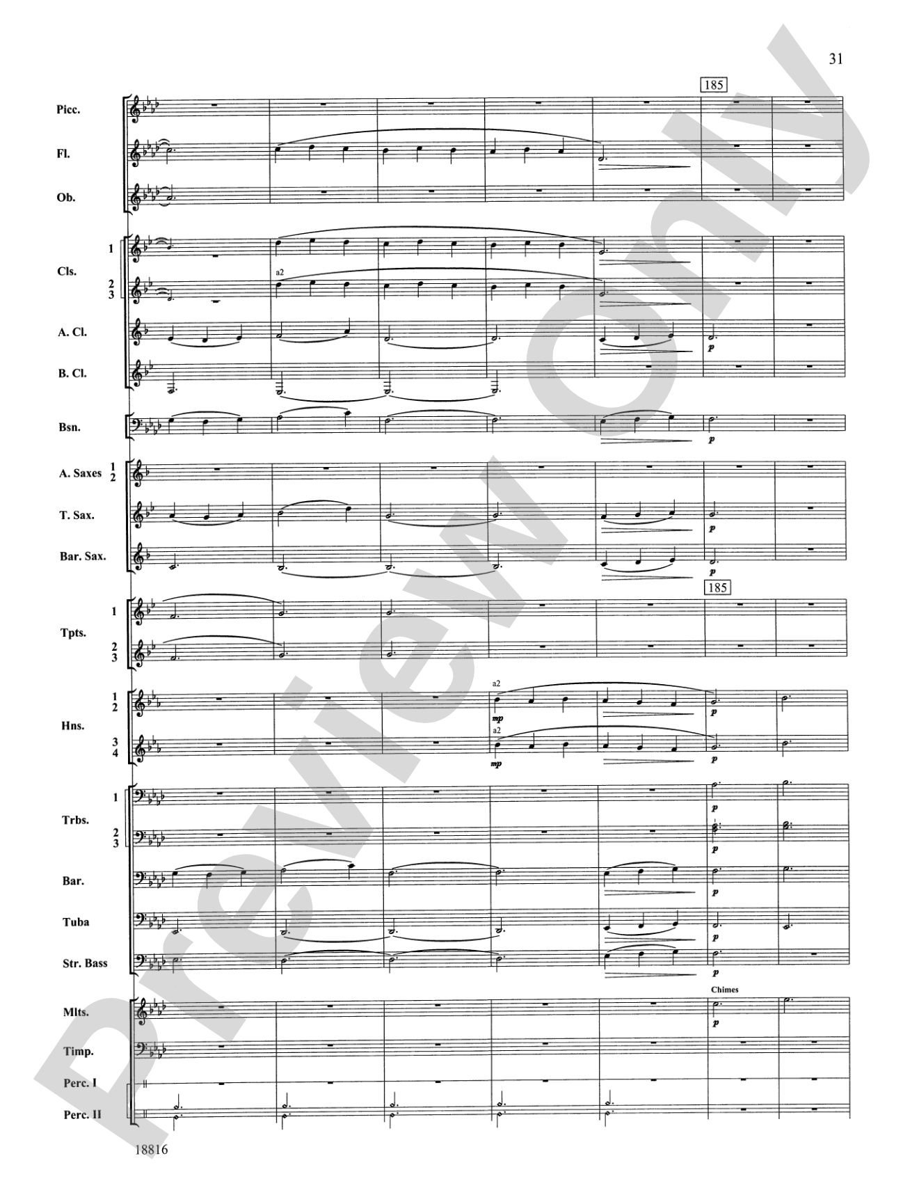 Canarios Fantasia: Concert Band Conductor Score & Parts
