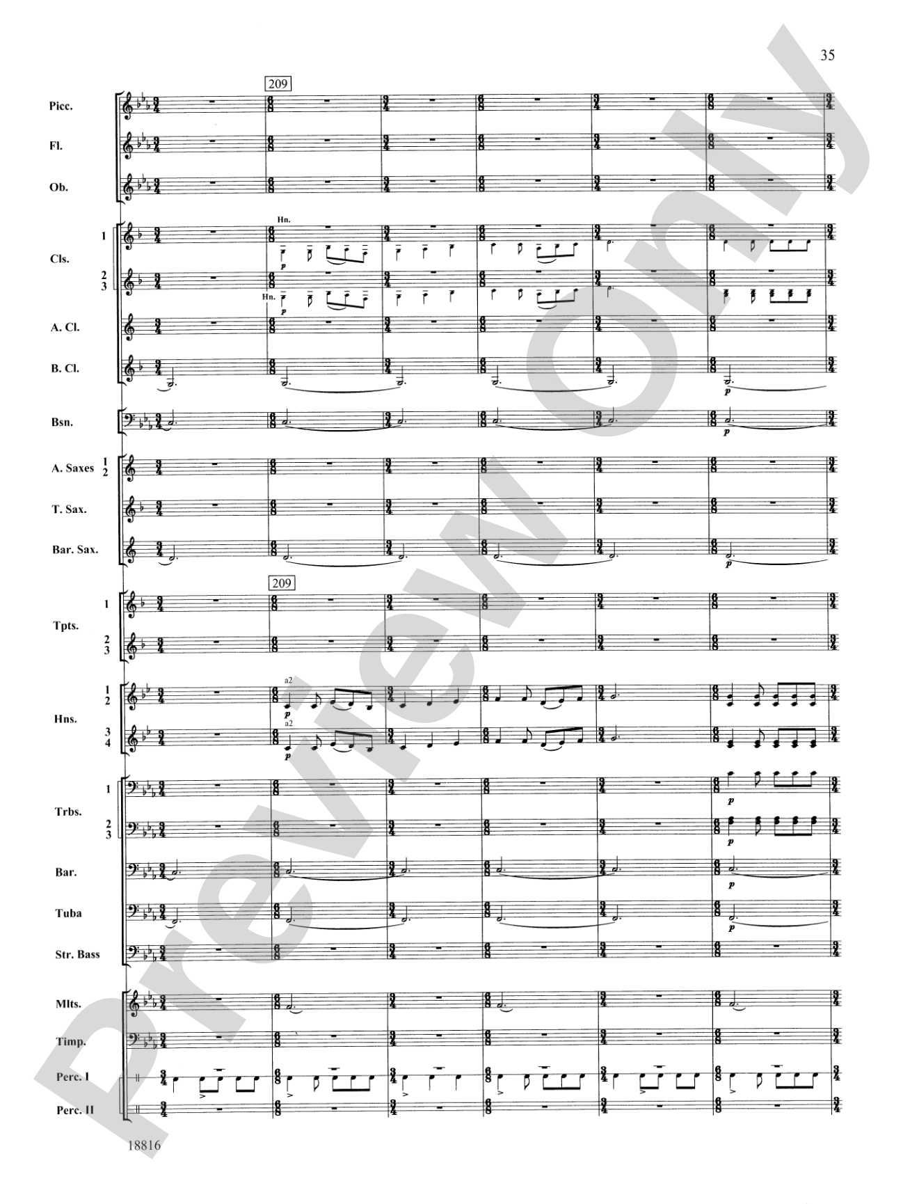 Canarios Fantasia: Concert Band Conductor Score & Parts