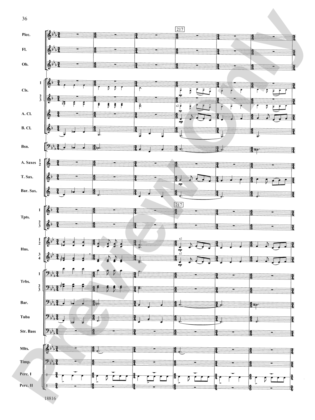 Canarios Fantasia: Concert Band Conductor Score & Parts