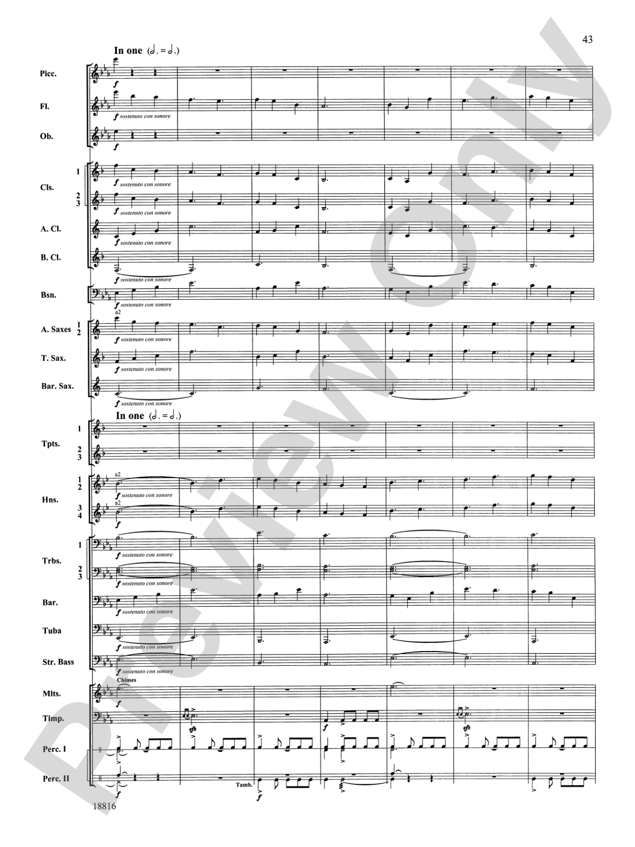 Canarios Fantasia: Concert Band Conductor Score & Parts
