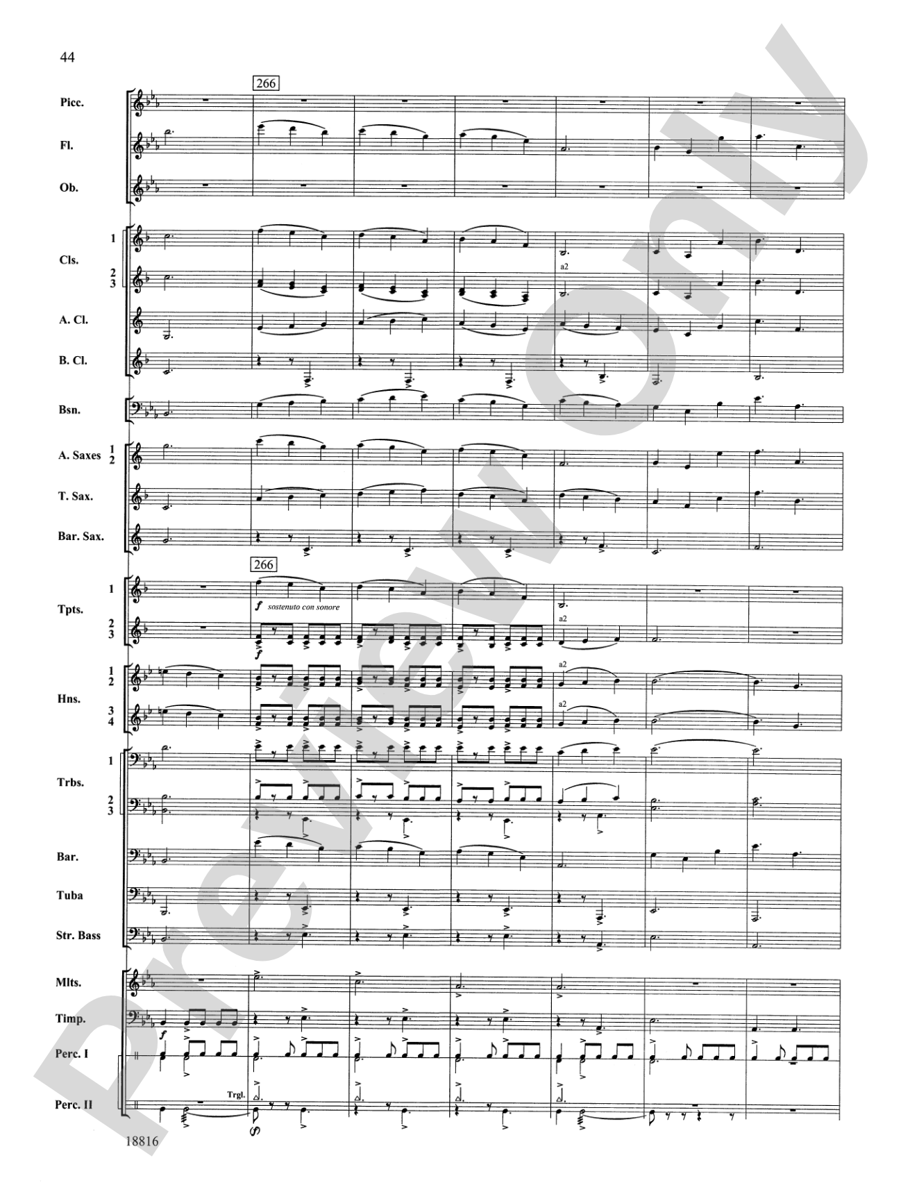 Canarios Fantasia: Concert Band Conductor Score & Parts