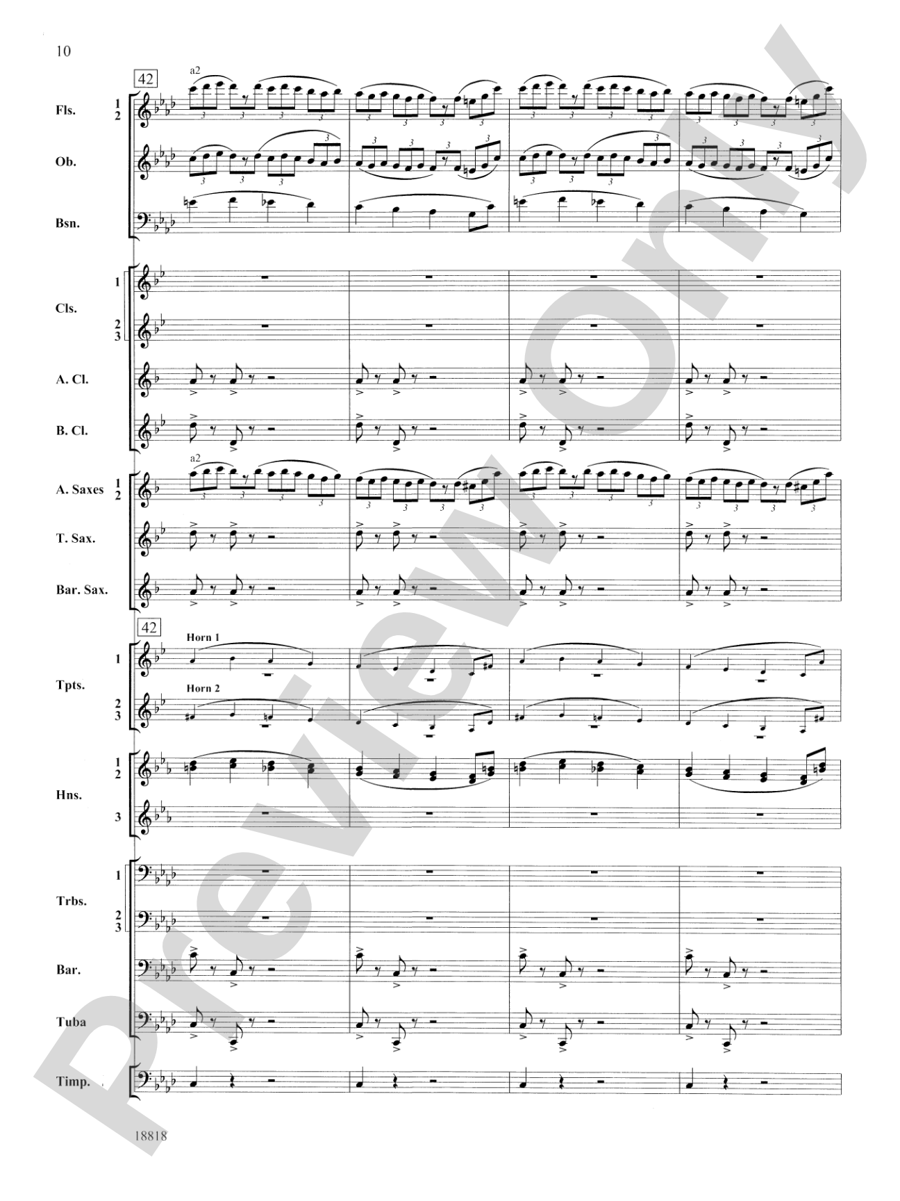 Symphony No. 9 "New World", Finale: Score