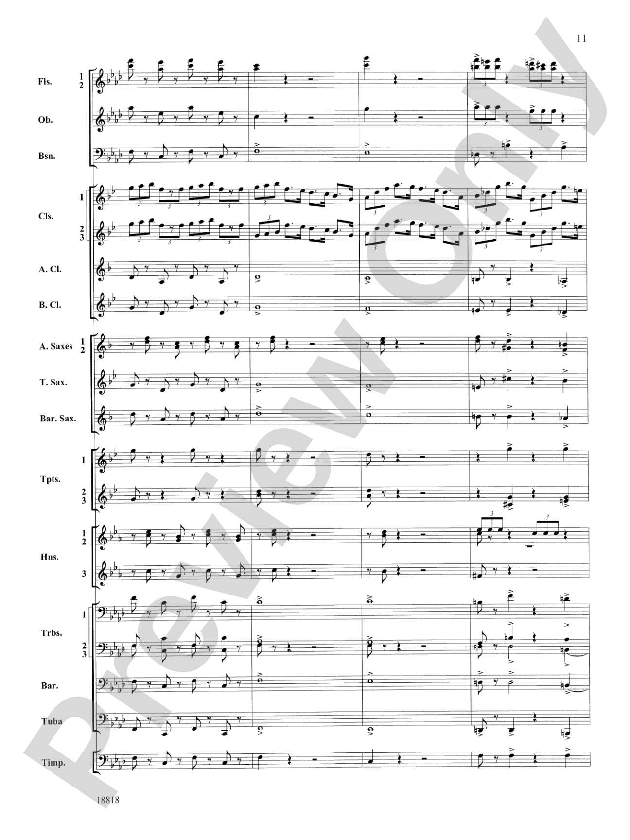 Symphony No. 9 "New World", Finale: Score