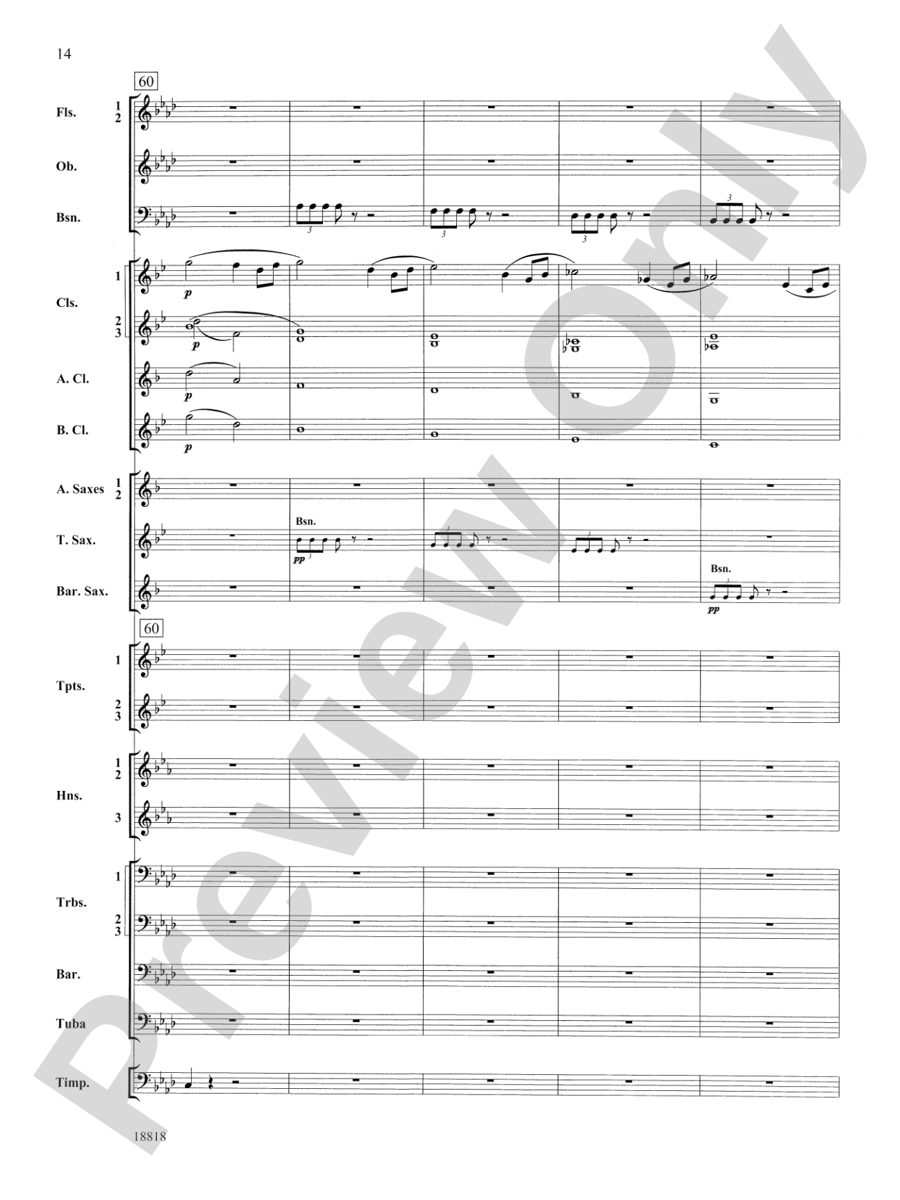 Symphony No. 9 "New World", Finale: Score