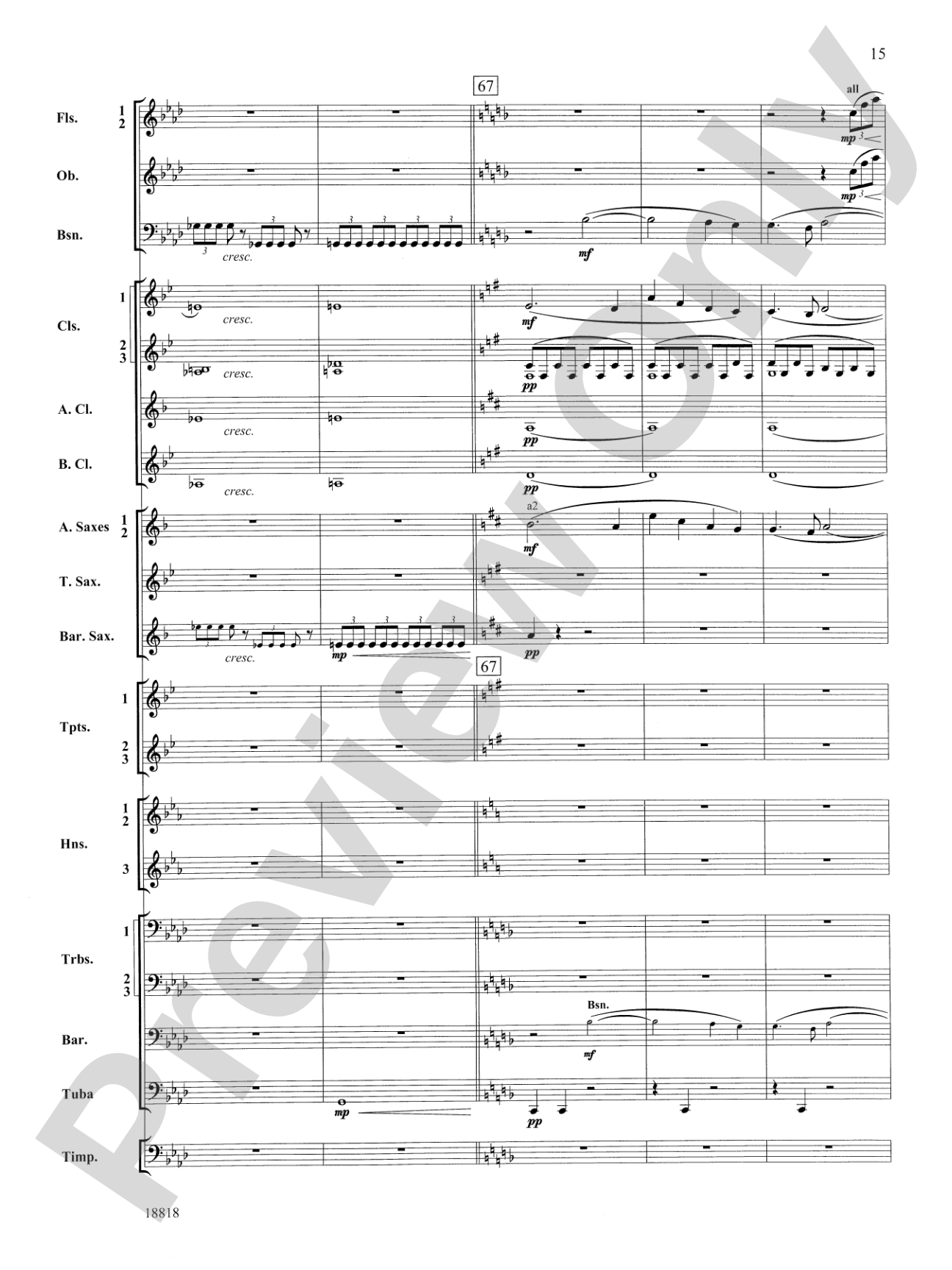 Symphony No. 9 "New World", Finale: Score