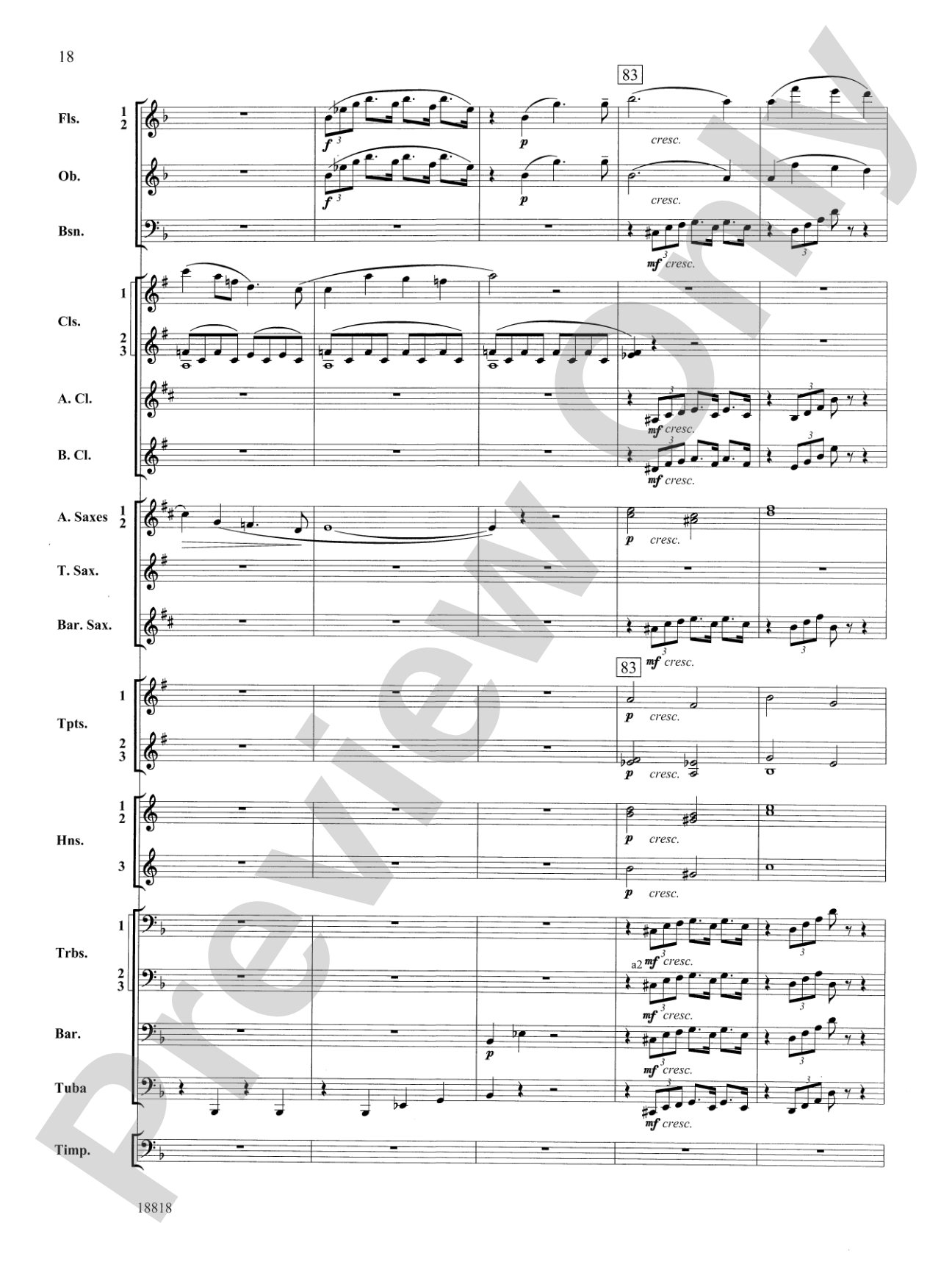Symphony No. 9 "New World", Finale: Score
