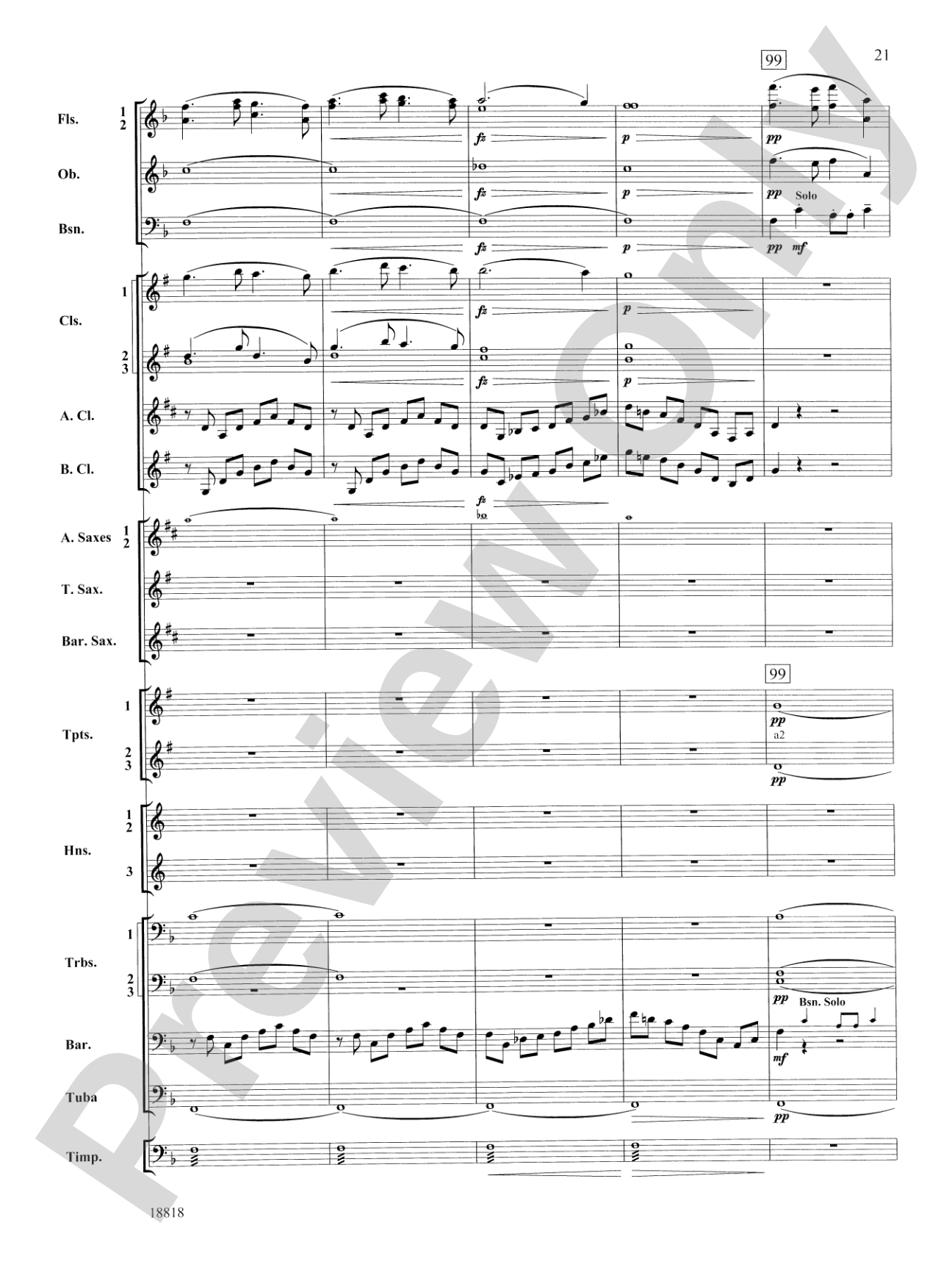 Symphony No. 9 "New World", Finale: Score