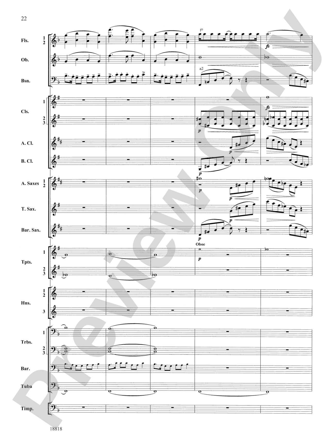 Symphony No. 9 "New World", Finale: Score