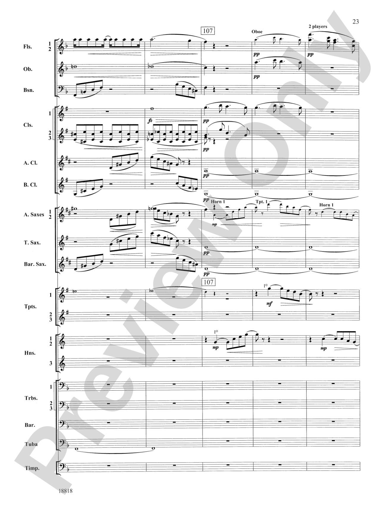 Symphony No. 9 "New World", Finale: Score