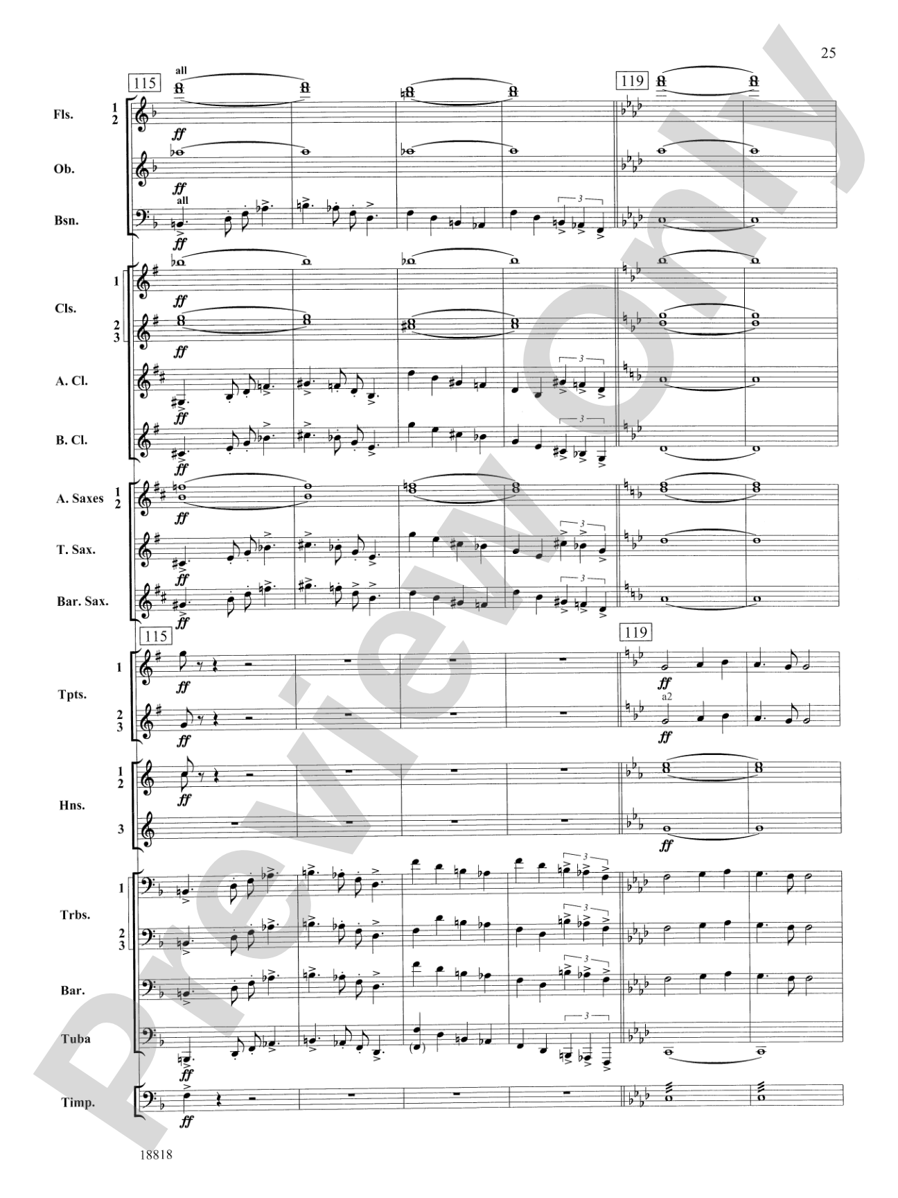 Symphony No. 9 "New World", Finale: Score