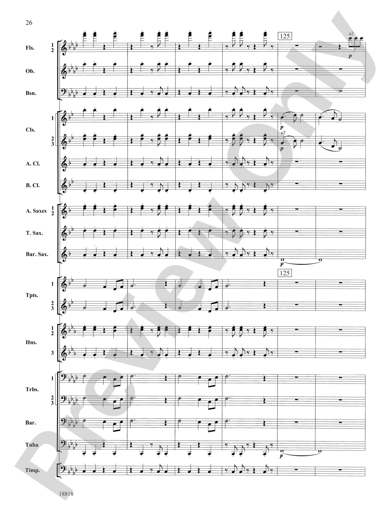 Symphony No. 9 "New World", Finale: Score