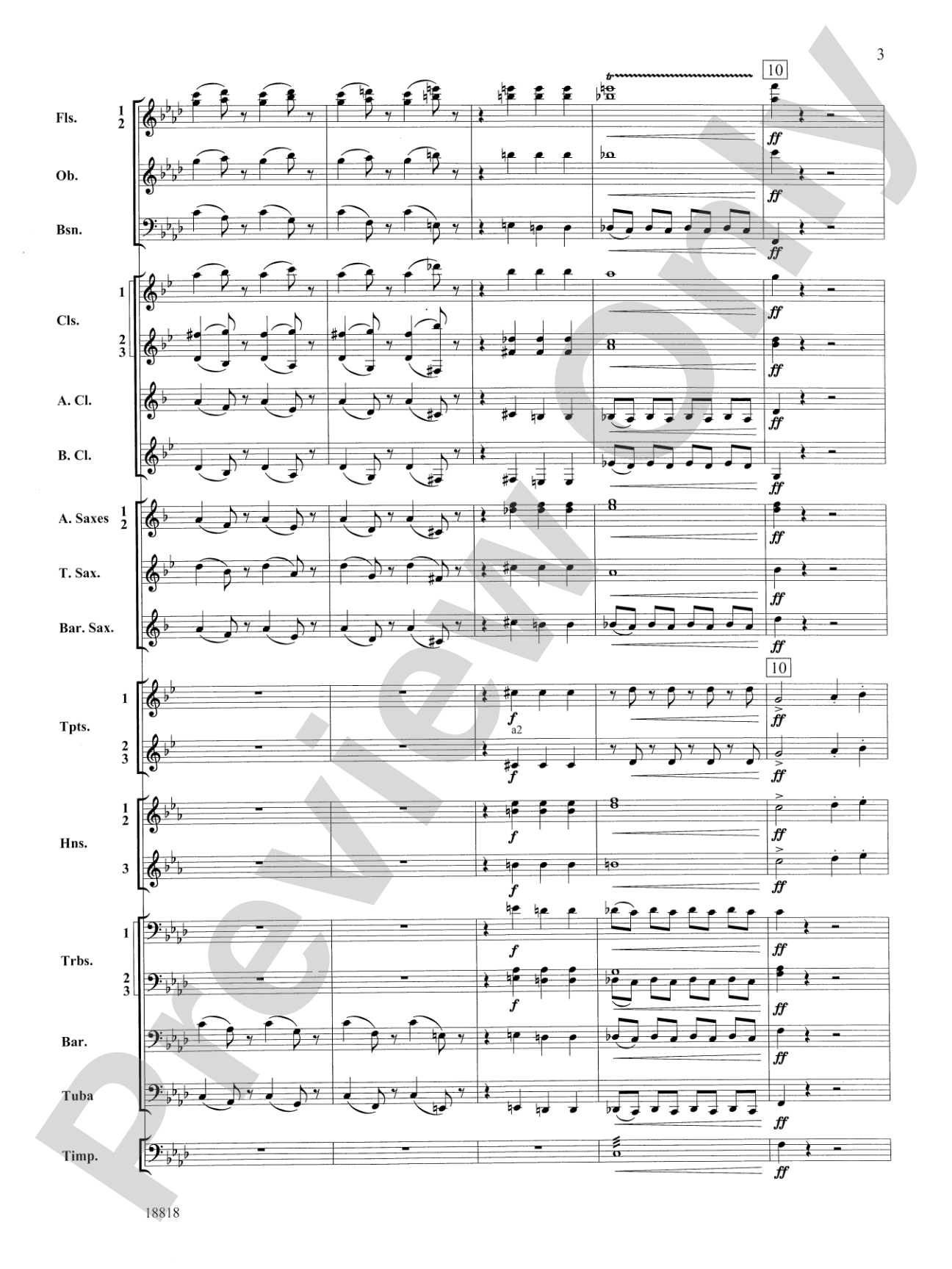 Symphony No. 9 "New World", Finale: Score