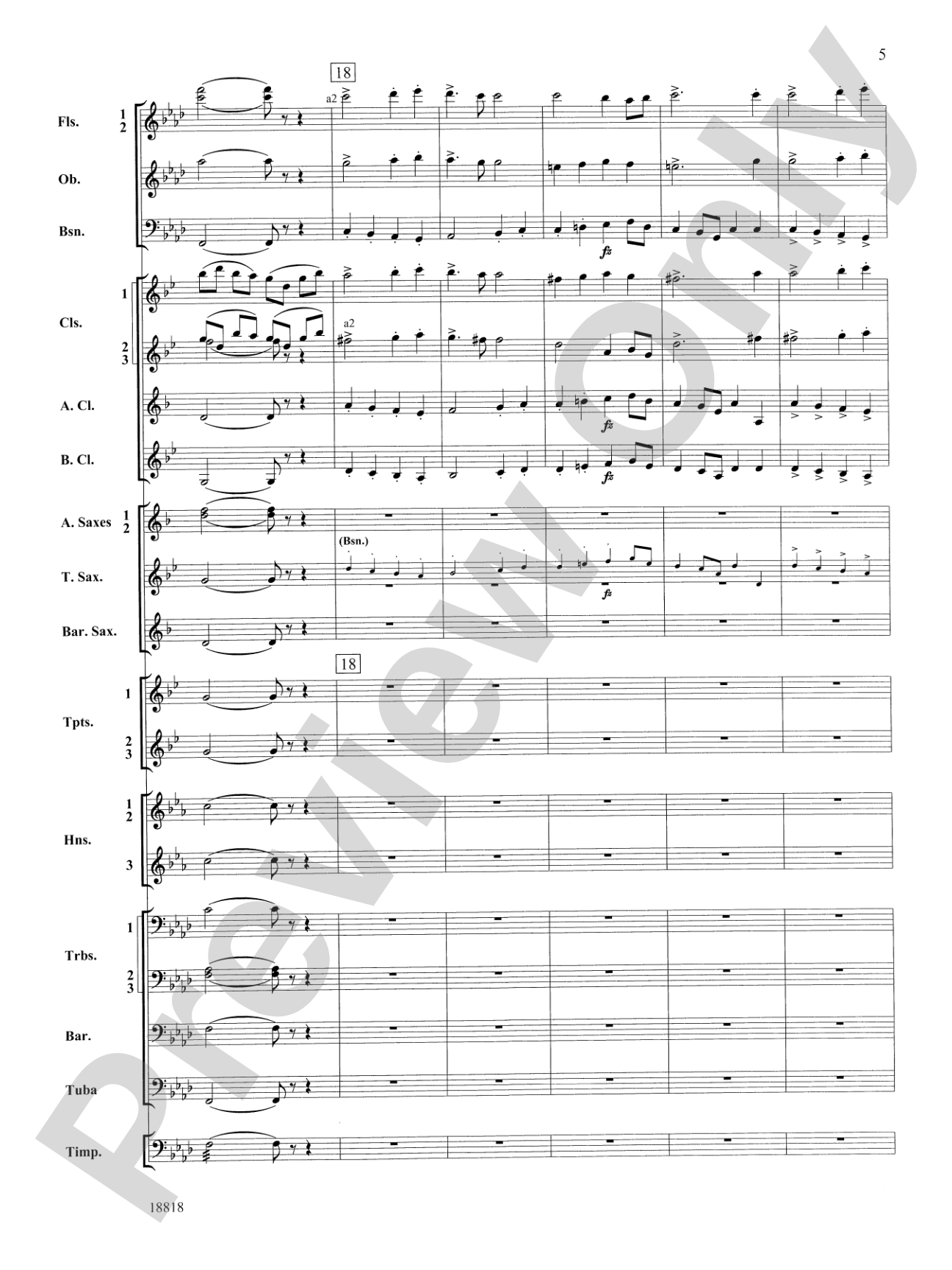 Symphony No. 9 "New World", Finale: Score