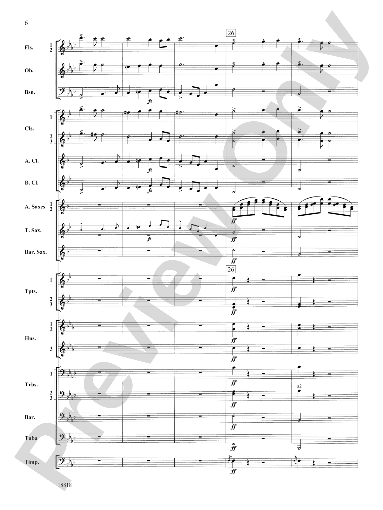 Symphony No. 9 "New World", Finale: Score