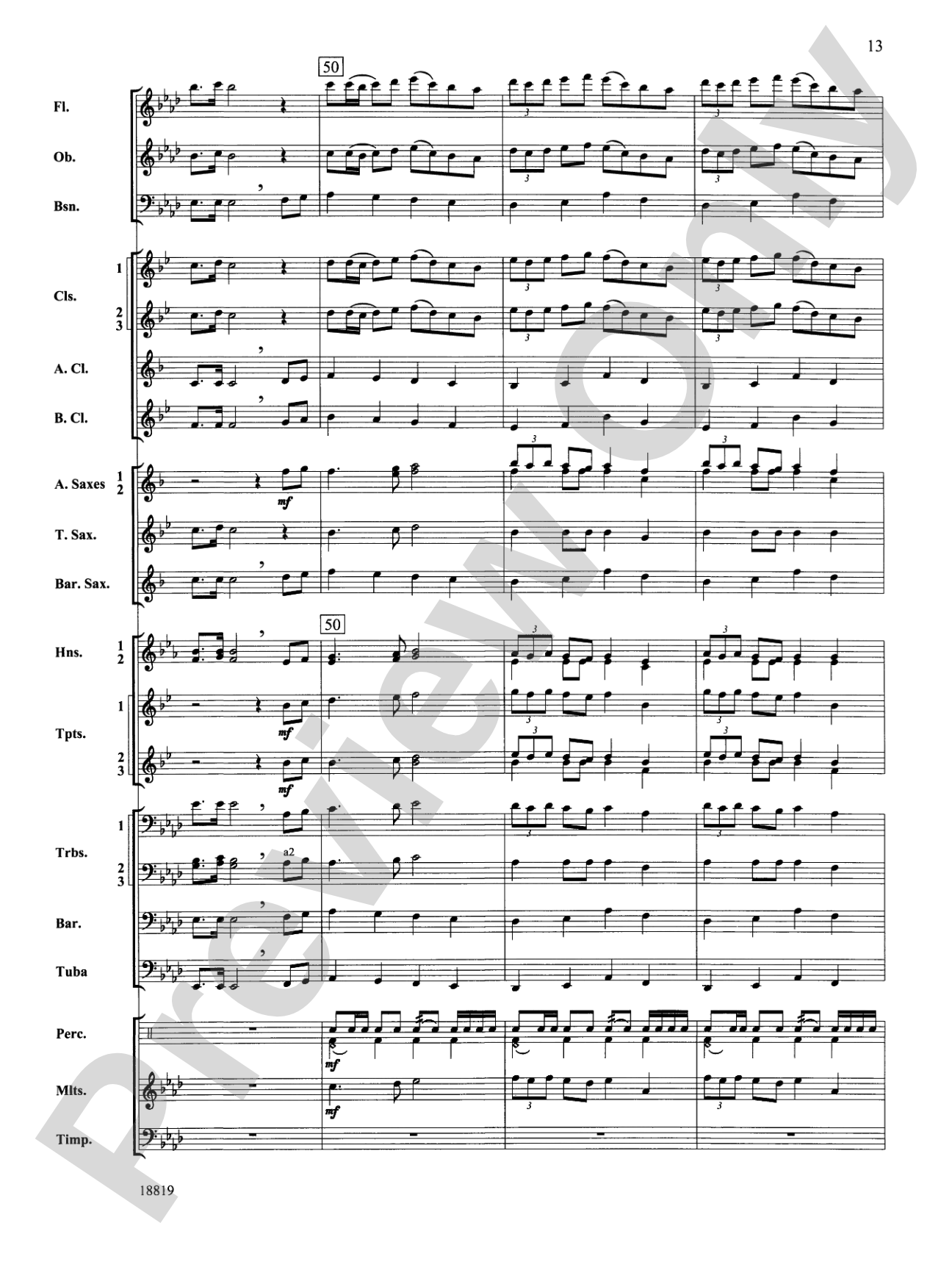 Grays Harbor March: Concert Band Conductor Score & Parts