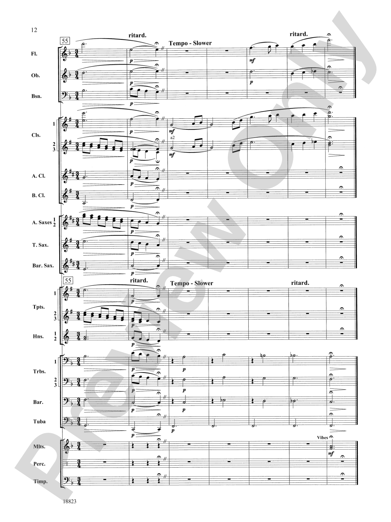 Irish Ayre for Winds: Concert Band Conductor Score & Parts