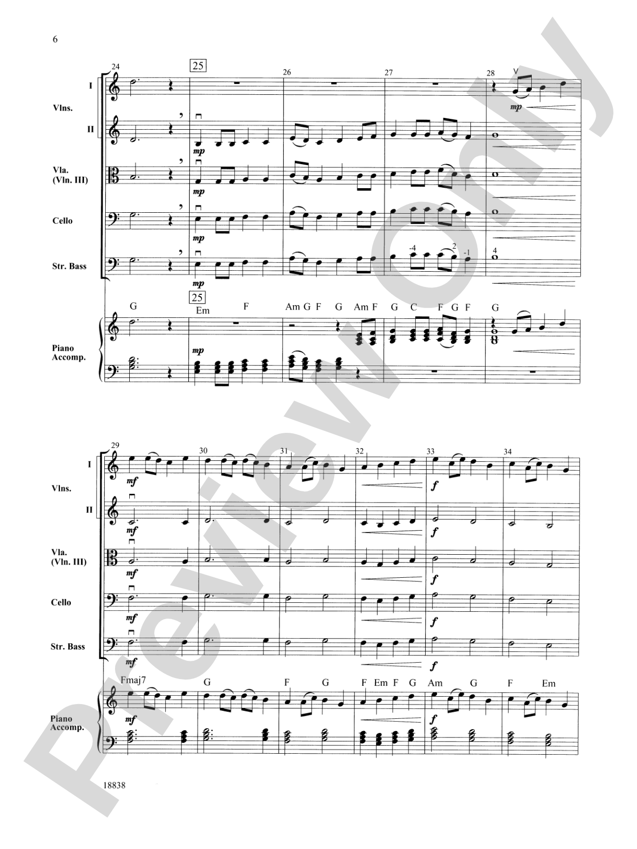 Two Modal Sketches: String Orchestra Conductor Score & Parts