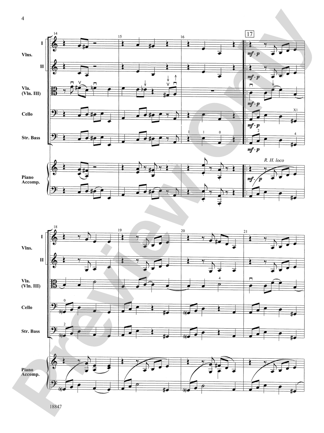 Goblin Dance: String Orchestra Conductor Score & Parts