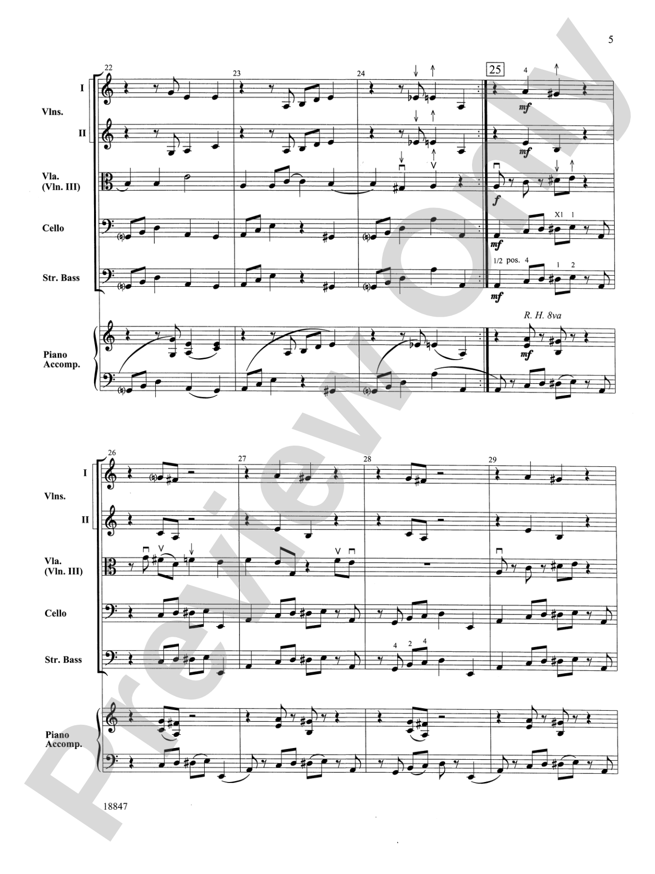 Goblin Dance: String Orchestra Conductor Score & Parts